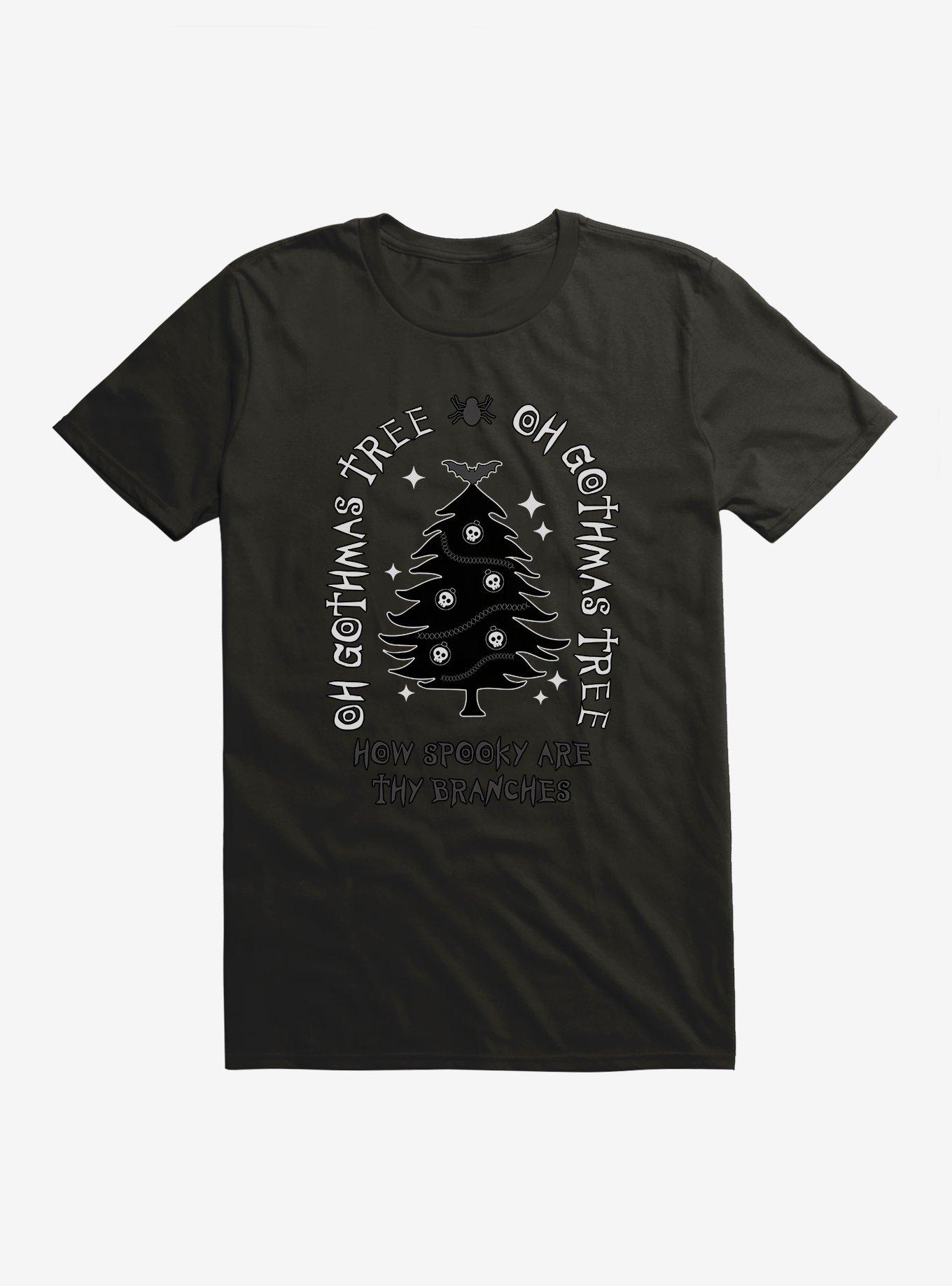 Oh Gothmas Tree T-Shirt, BLACK, hi-res