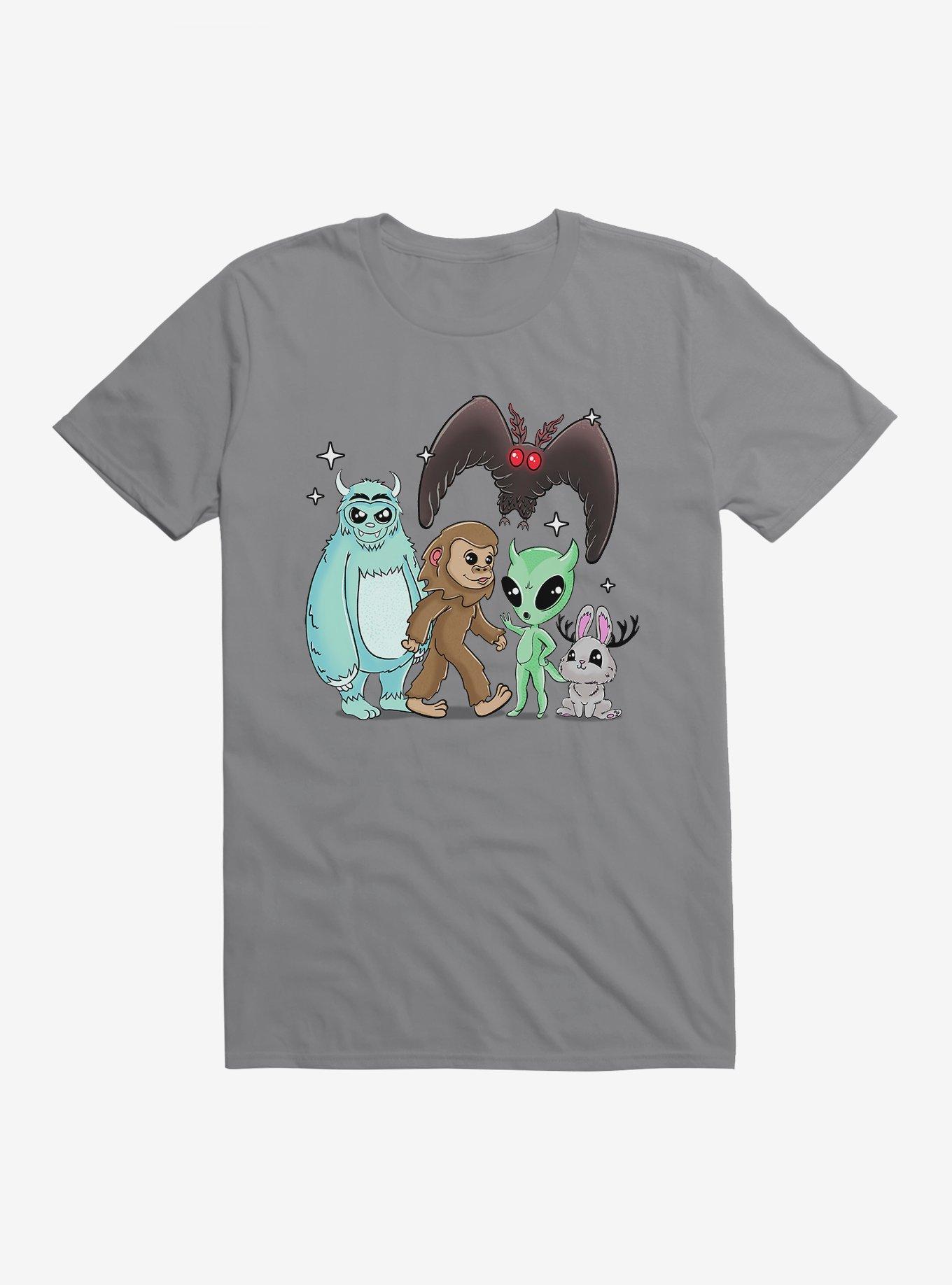 Cryptid Crew T-Shirt, STORM GREY, hi-res