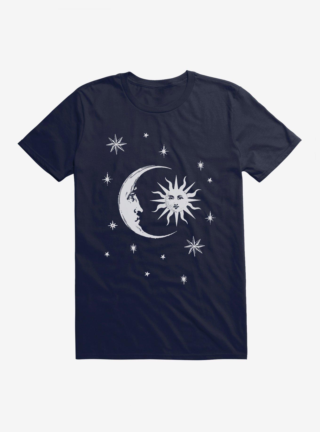 Moon Stars And Sun T-Shirt, NAVY, hi-res