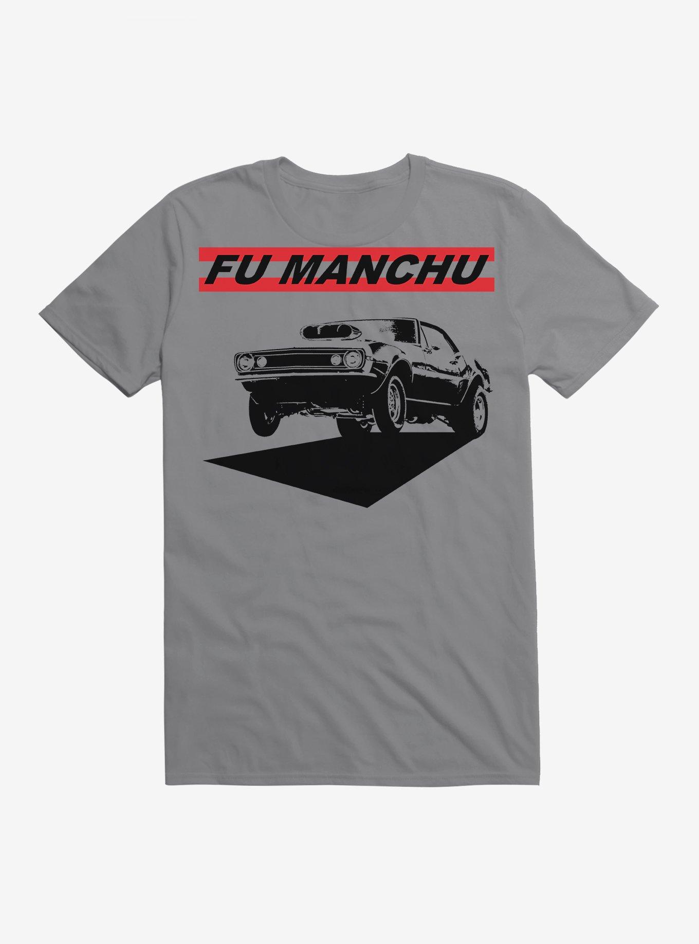 Fu Manchu Muscles T-Shirt, STORM GREY, hi-res