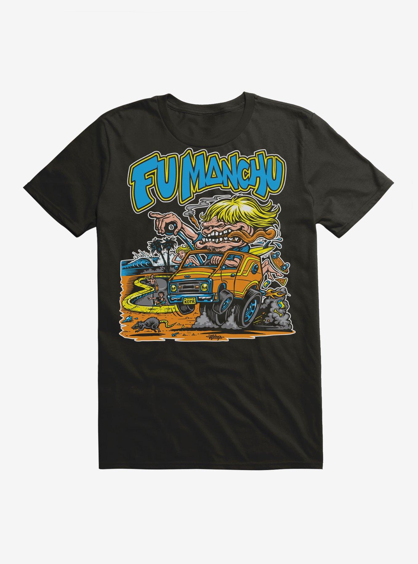 Fu Manchu Van Dude T-Shirt, , hi-res