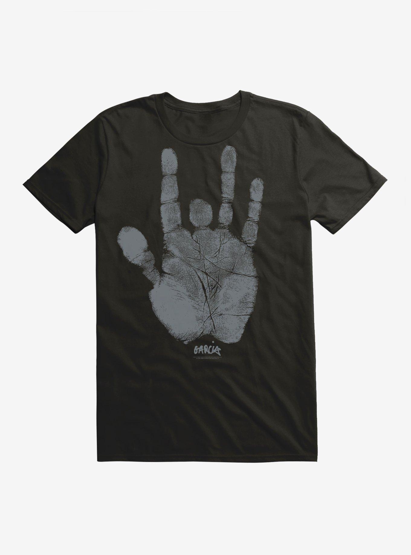 Jerry Garcia Hand T-Shirt, BLACK, hi-res