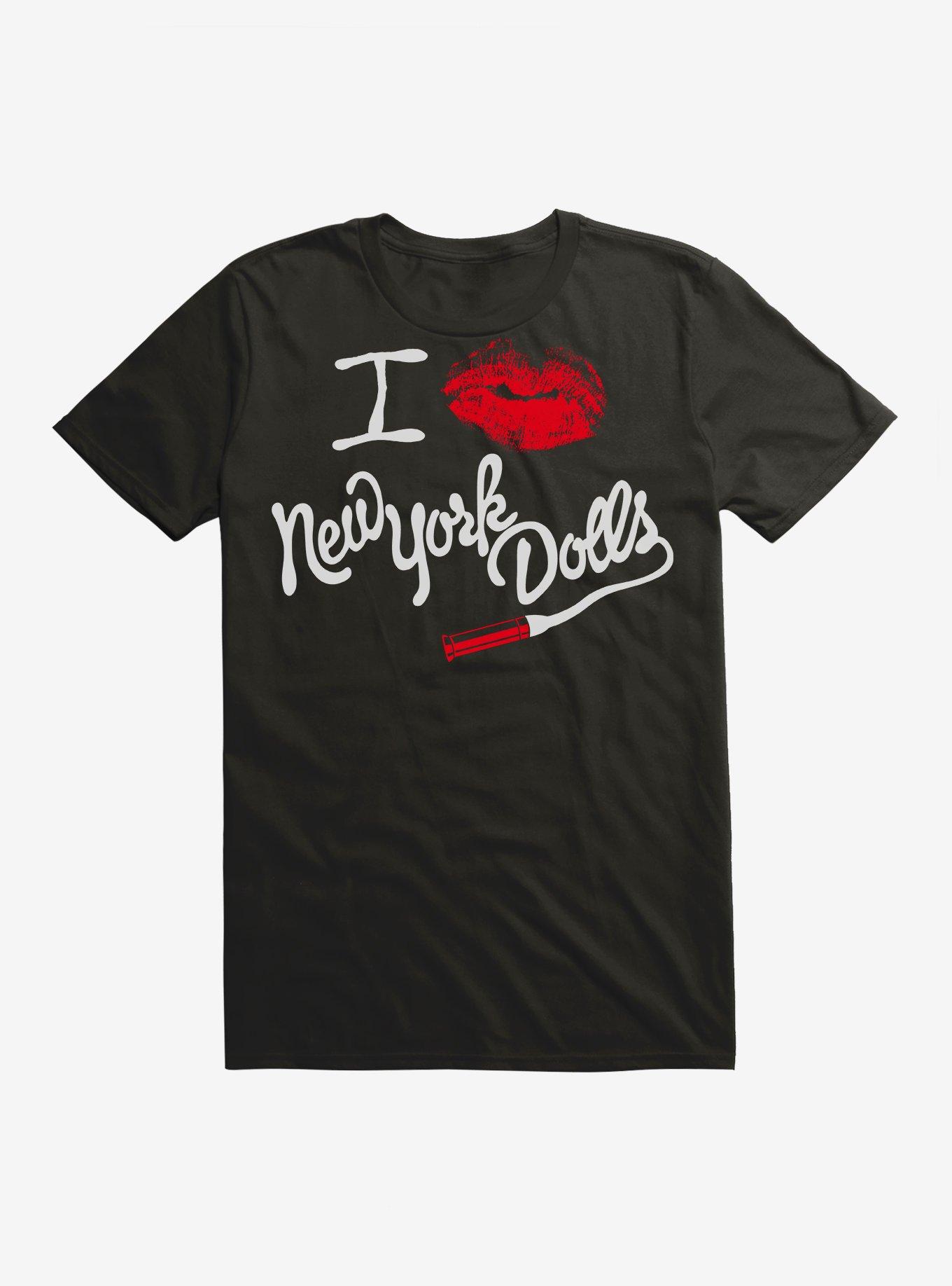 New York Dolls Lip Logo T-Shirt, , hi-res