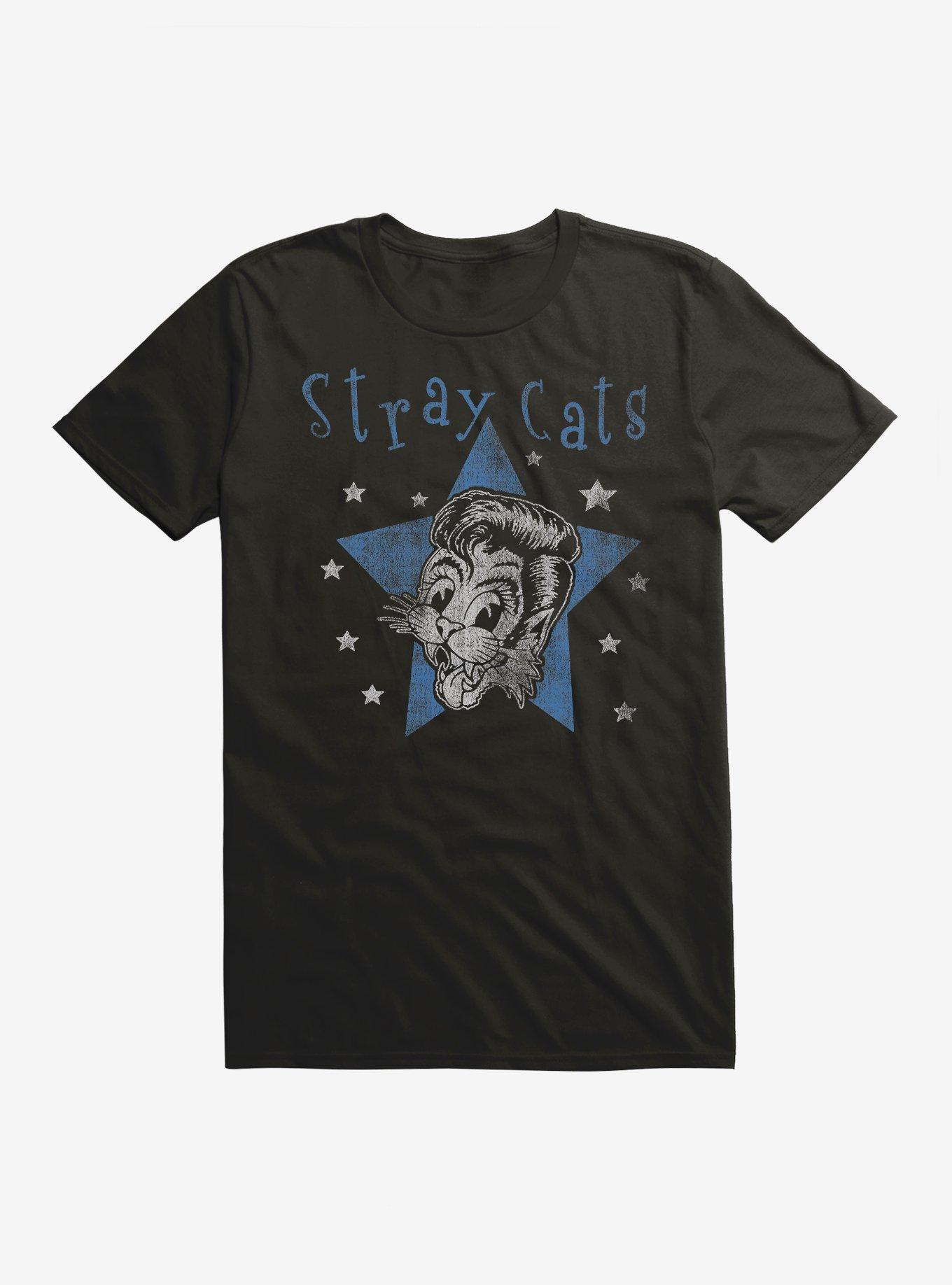 Stray Cats Logo Starts T-Shirt