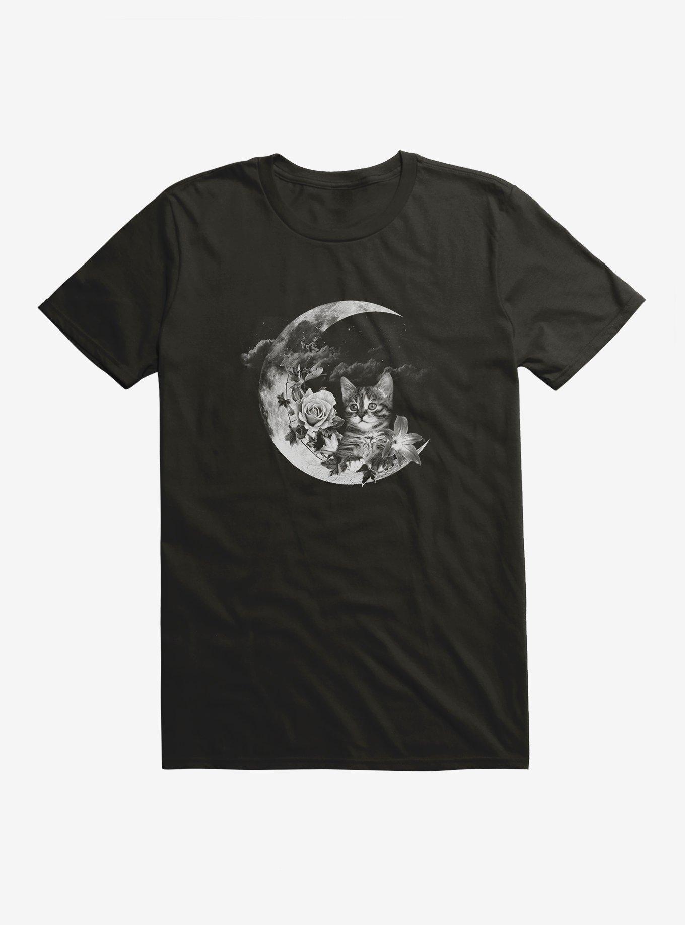 Kitten Moon T-Shirt, , hi-res