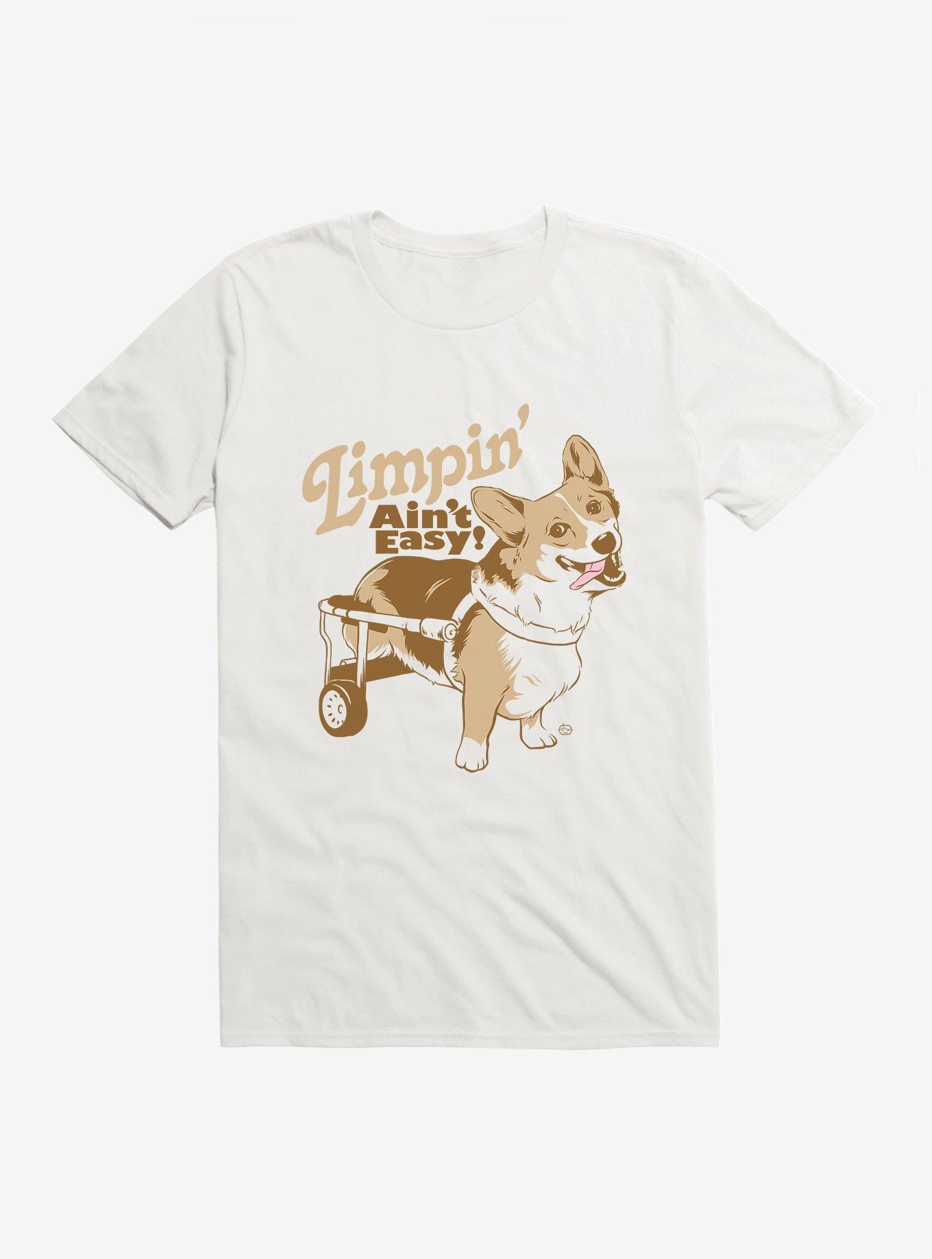 Limpin' Ain't Easy T-Shirt, WHITE, hi-res