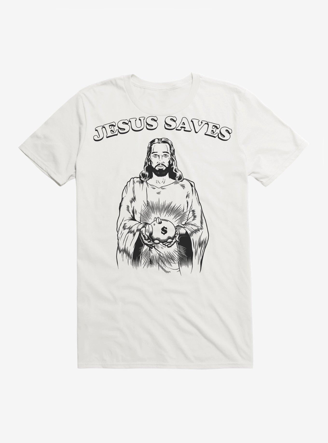 Jesus Saves Money T-Shirt, , hi-res
