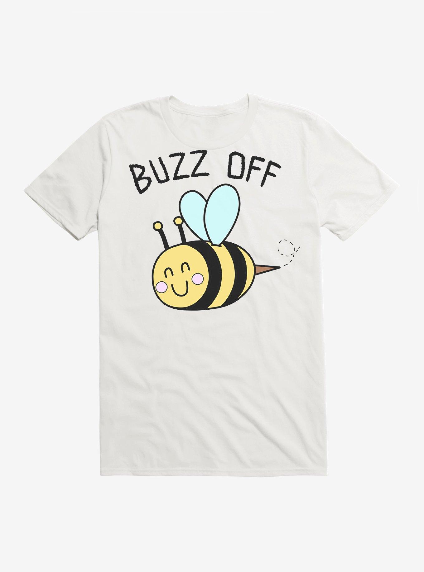 Buzz Off Bee T-Shirt, WHITE, hi-res