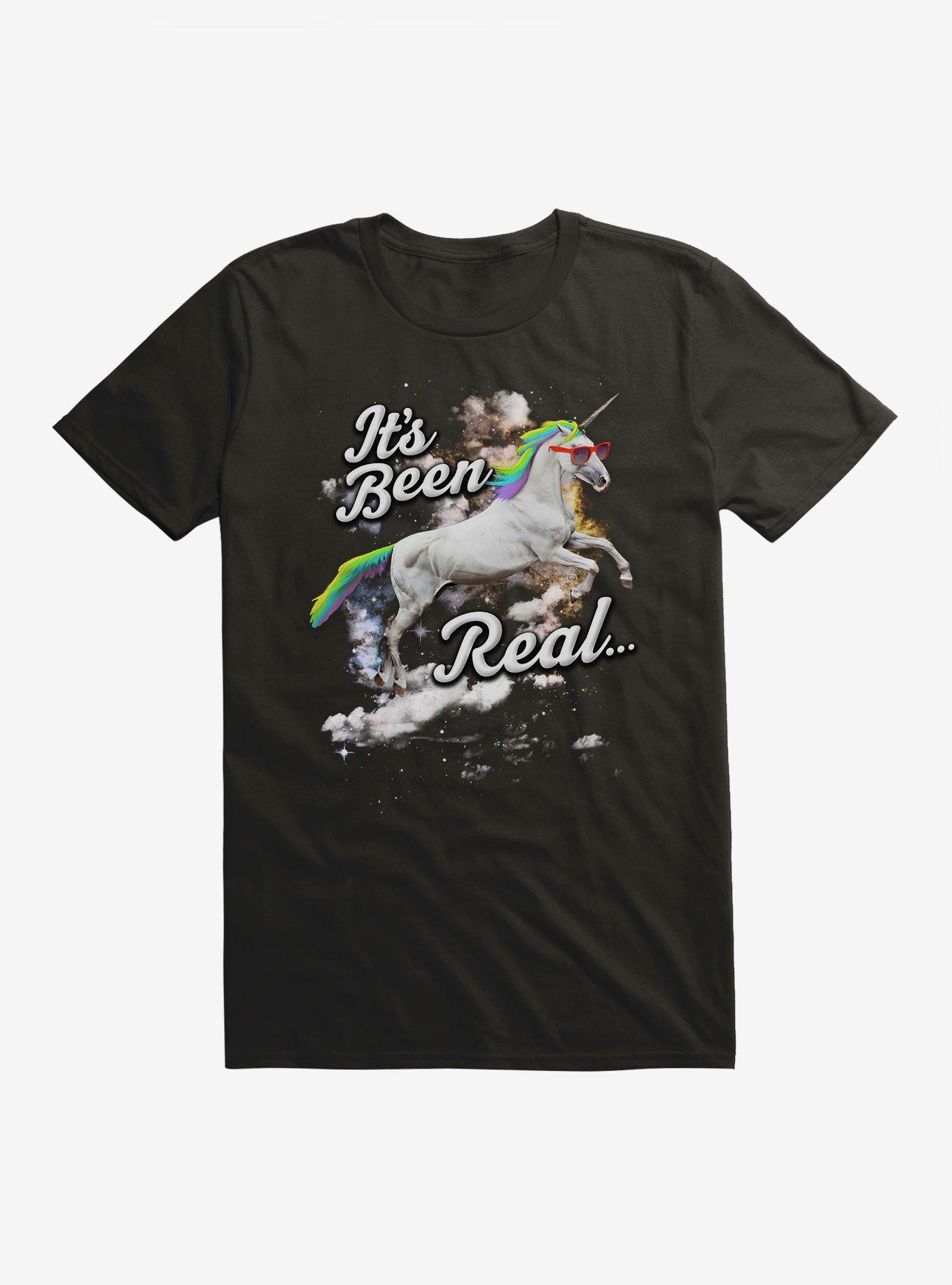 It's Been Real T-Shirt, BLACK, hi-res