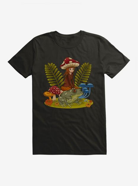 Cottagecore Frog Riding T-Shirt | Hot Topic