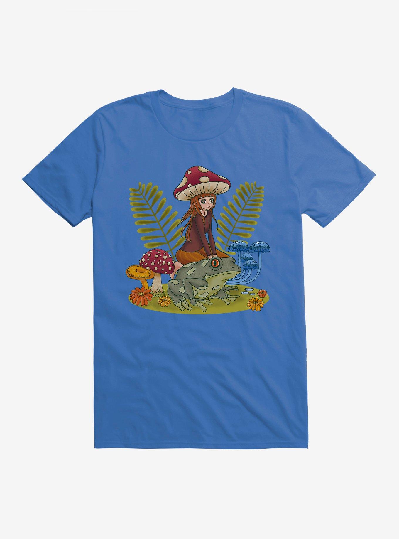 Cottagecore Frog Riding T-Shirt, , hi-res