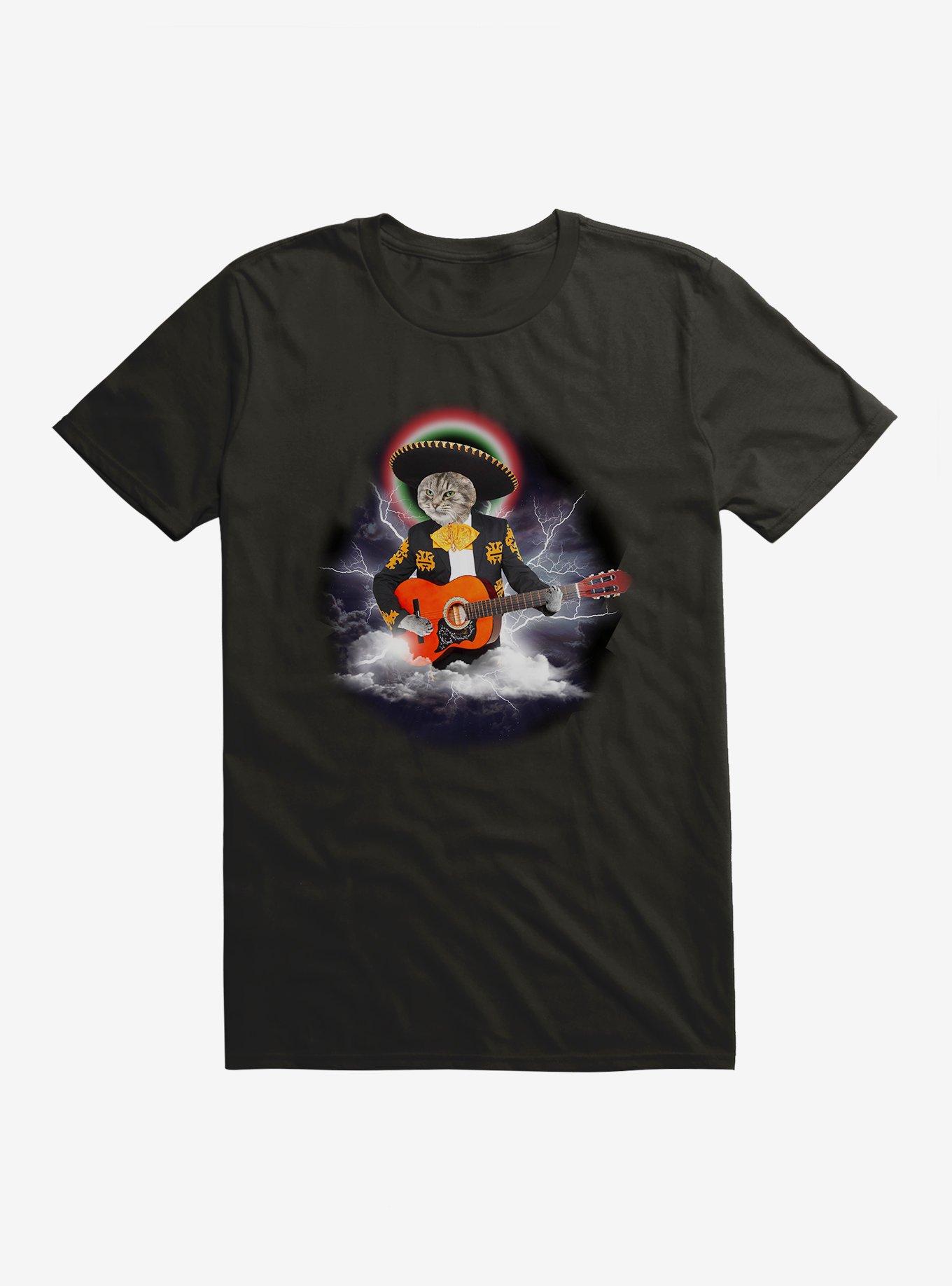 Mariachi Cat T-Shirt, , hi-res