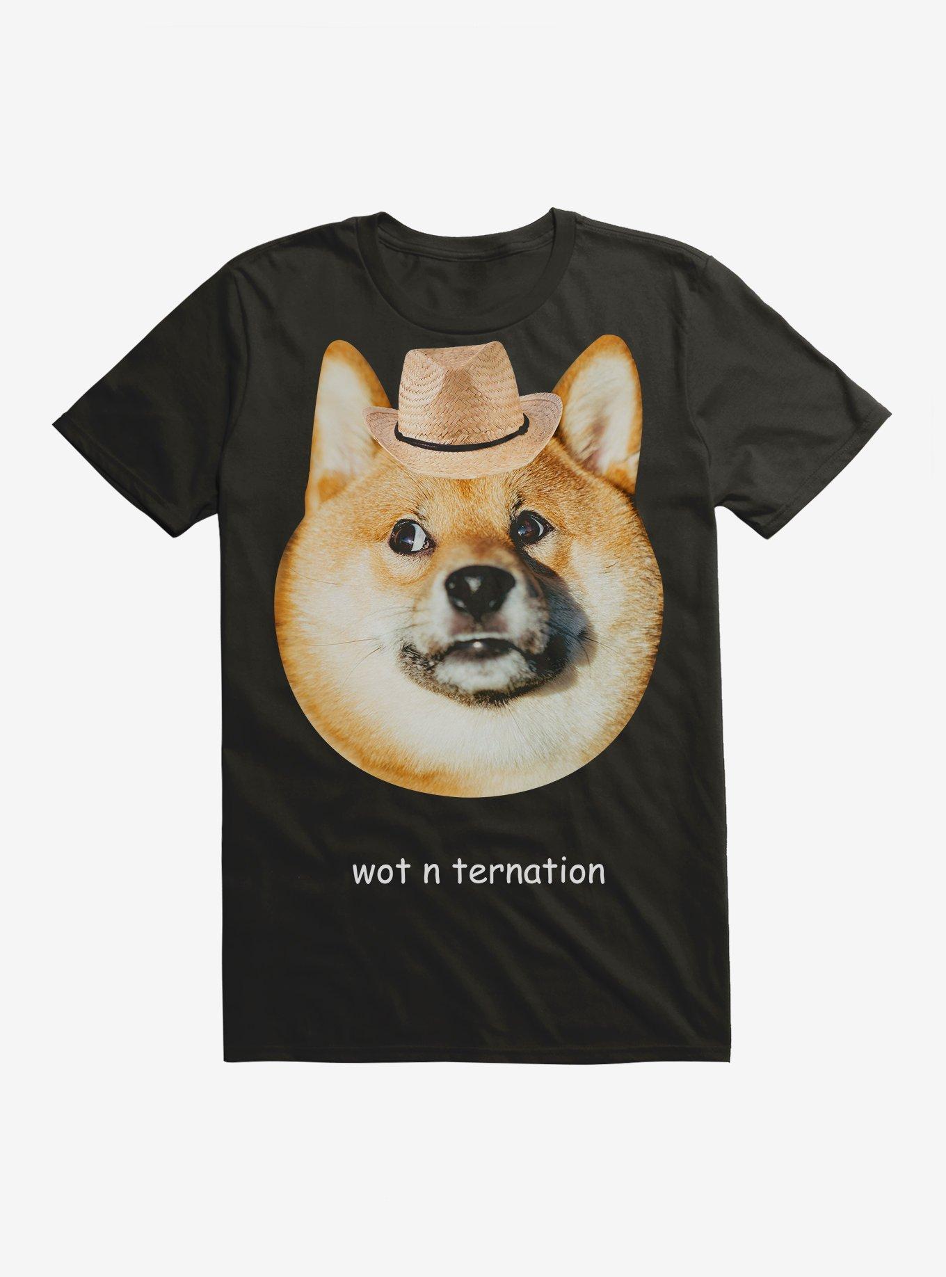Wot N Ternation Dog T-Shirt, BLACK, hi-res