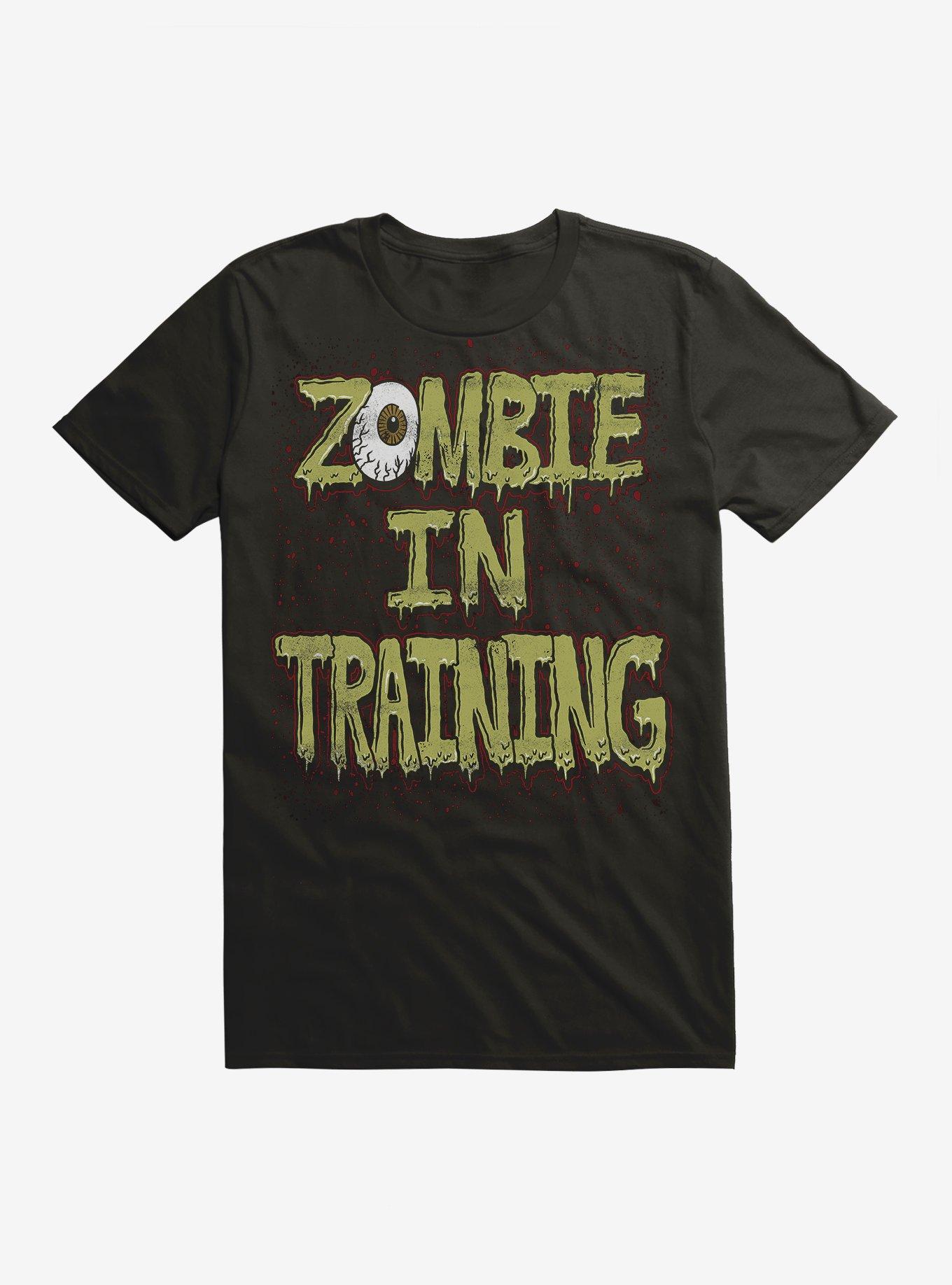 Zombie In Training T-Shirt, BLACK, hi-res