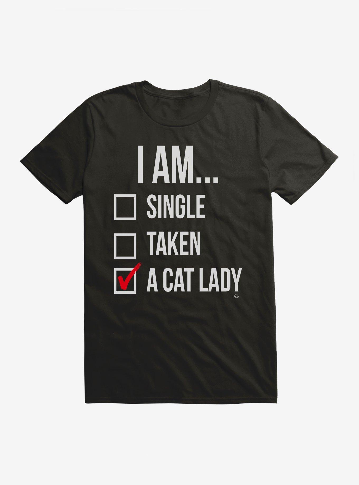 I Am A Cat Lady T-Shirt, BLACK, hi-res
