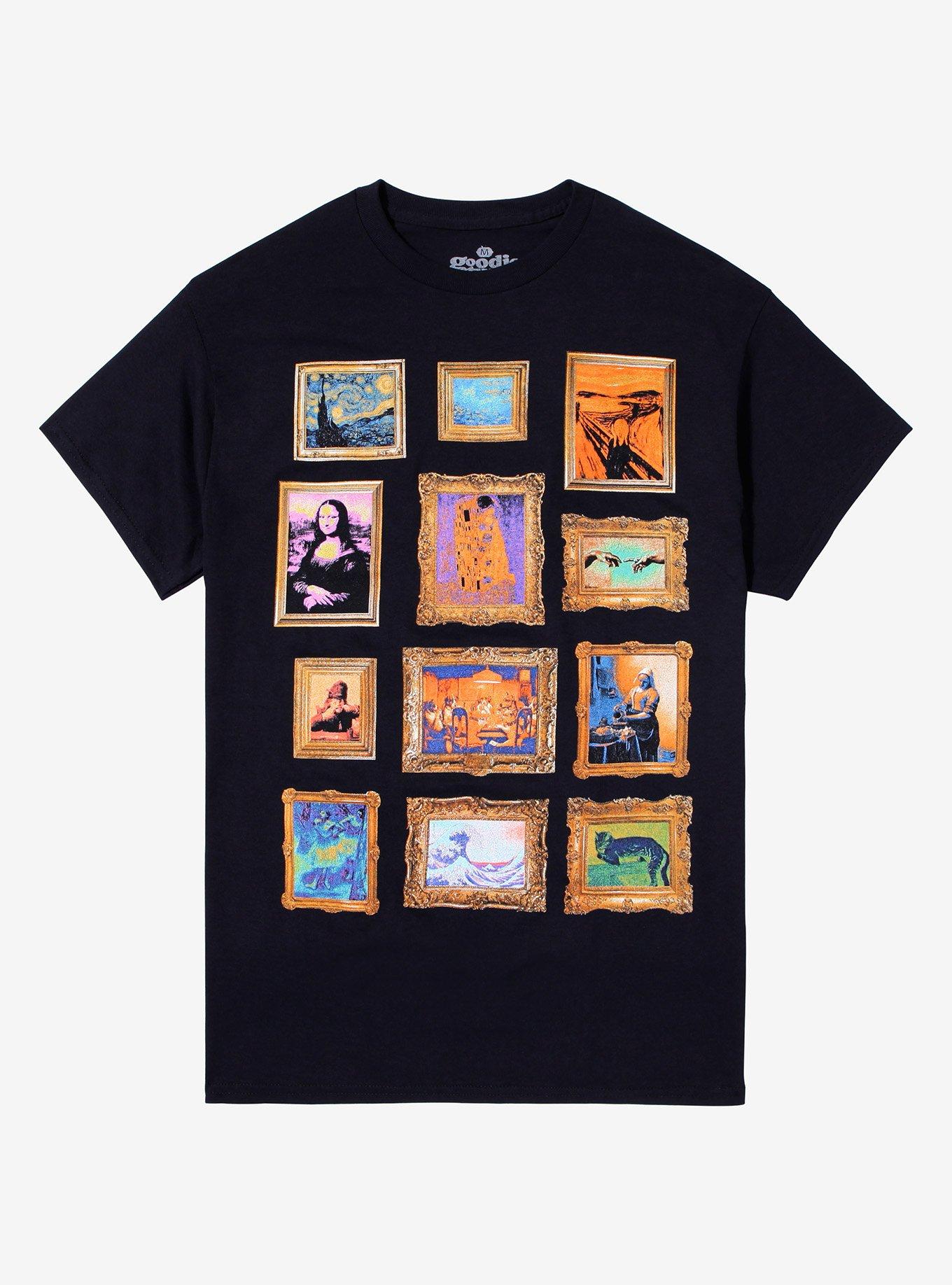 Art Gallery Frames T-Shirt By Goodie Two Sleeves, , hi-res