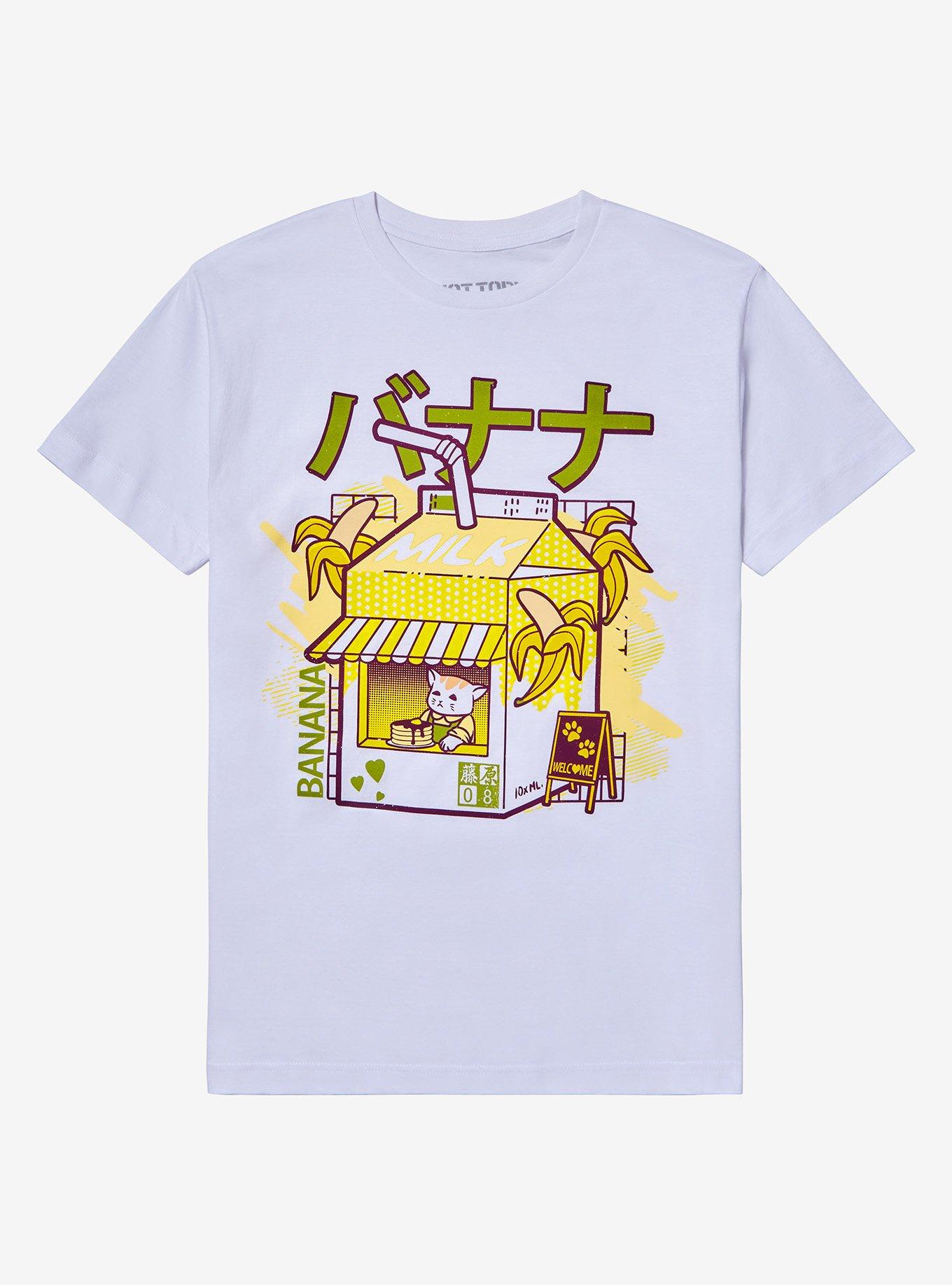Banana Milk Stand T-Shirt By Fuji 08, MULTI, hi-res