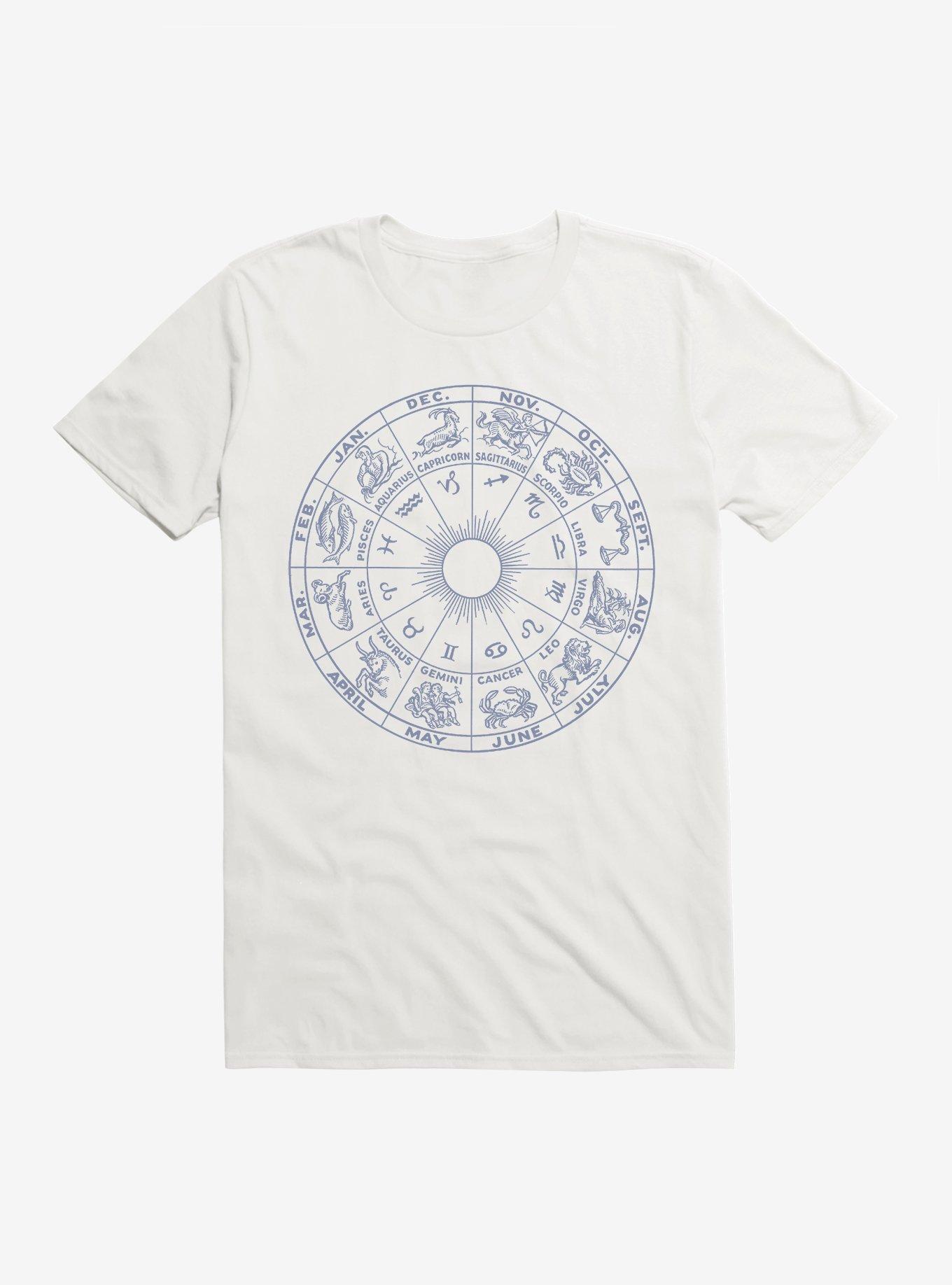 Astrology T-Shirt, WHITE, hi-res
