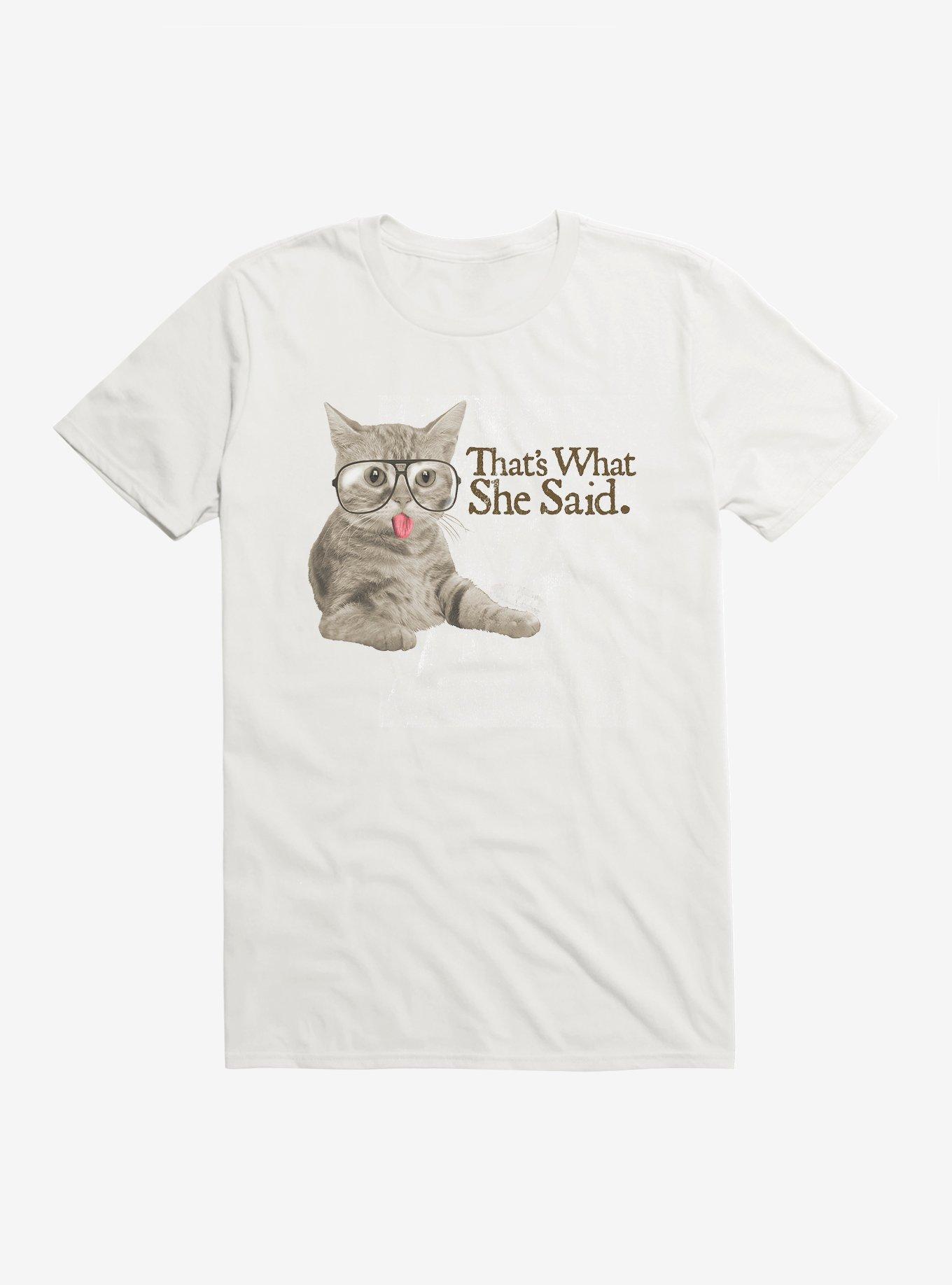 That's What She Said Cat T-Shirt, , hi-res