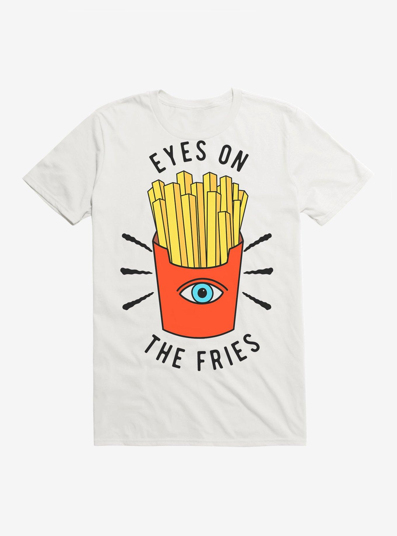 Eyes On The Fries T-Shirt, WHITE, hi-res