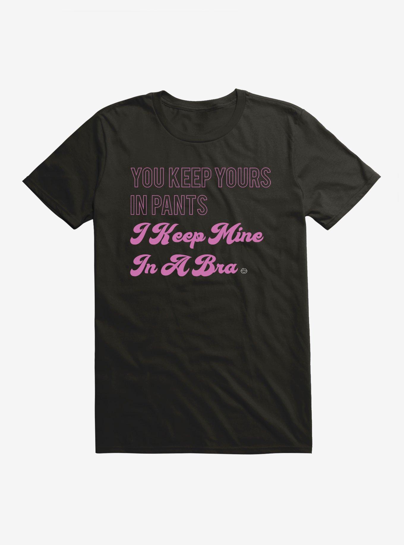 In A Bra T-Shirt