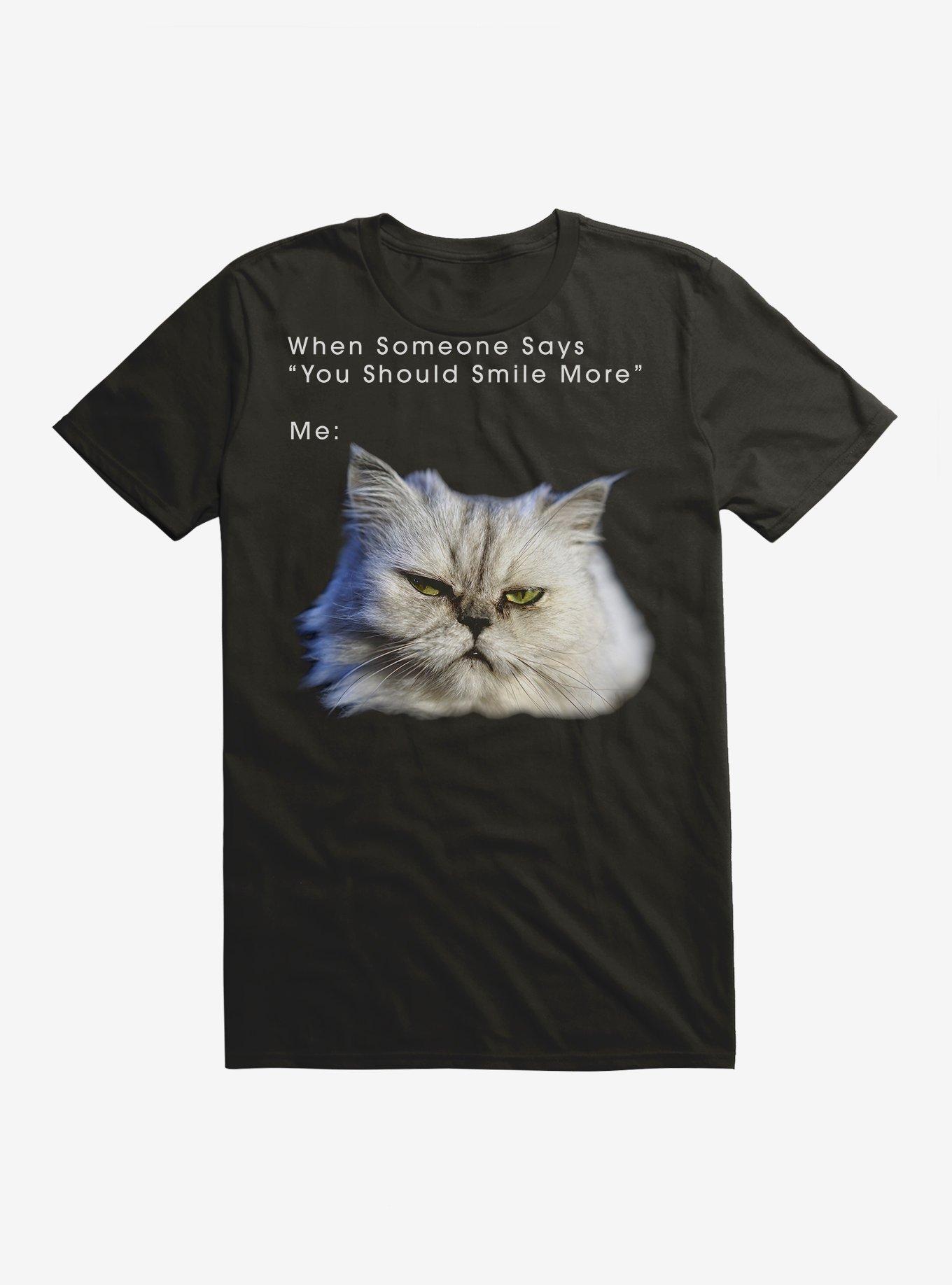 You Should Smile More Cat T-Shirt, , hi-res