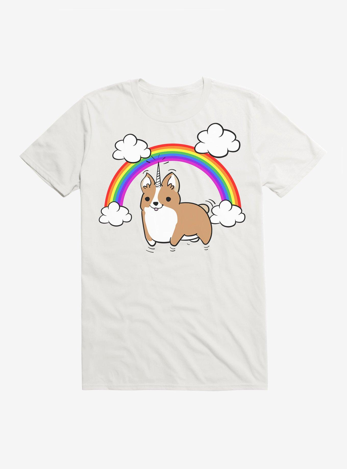 Unicorn Dog Rainbow T-Shirt, , hi-res