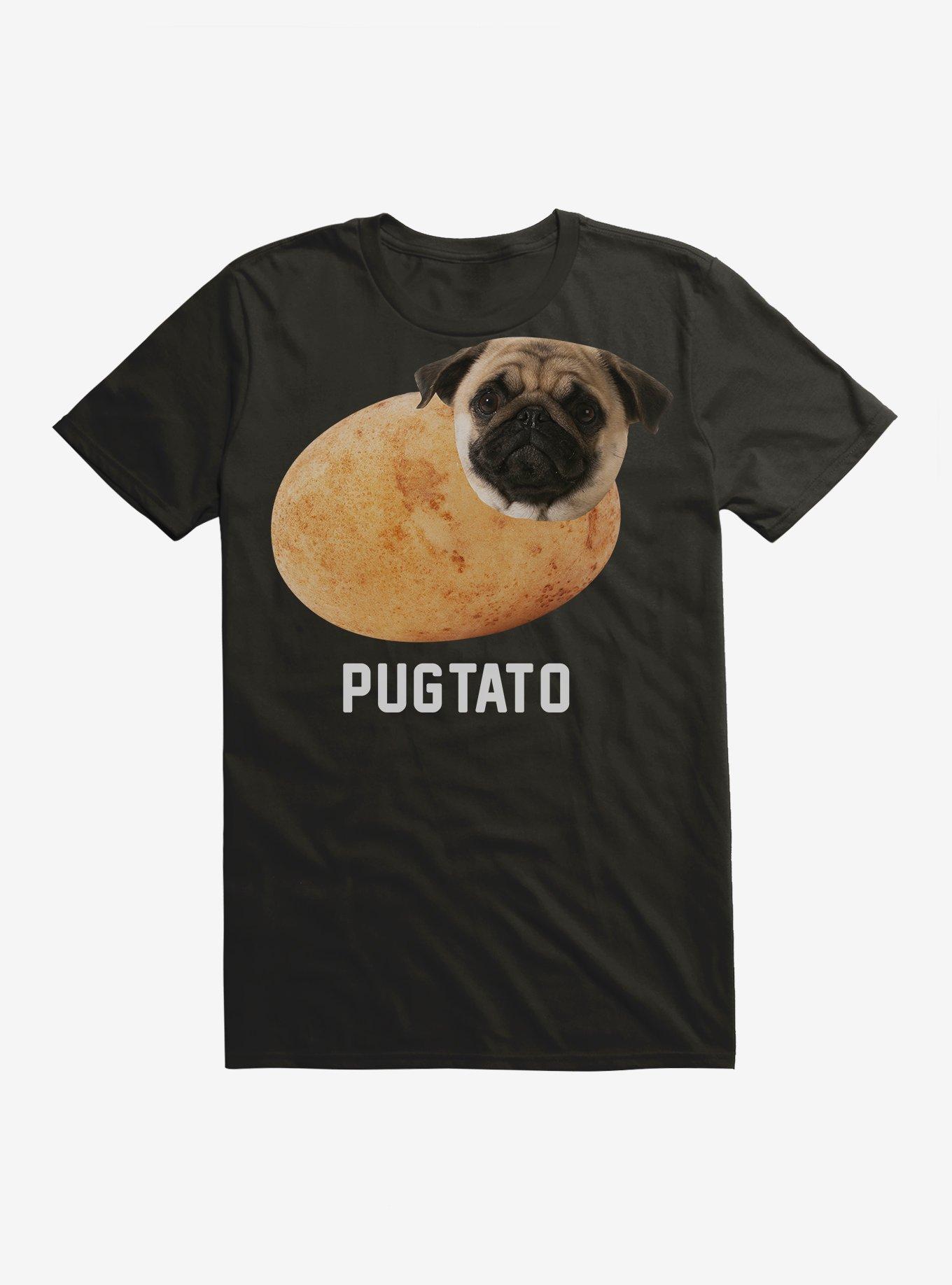 Pugtato T-Shirt, BLACK, hi-res