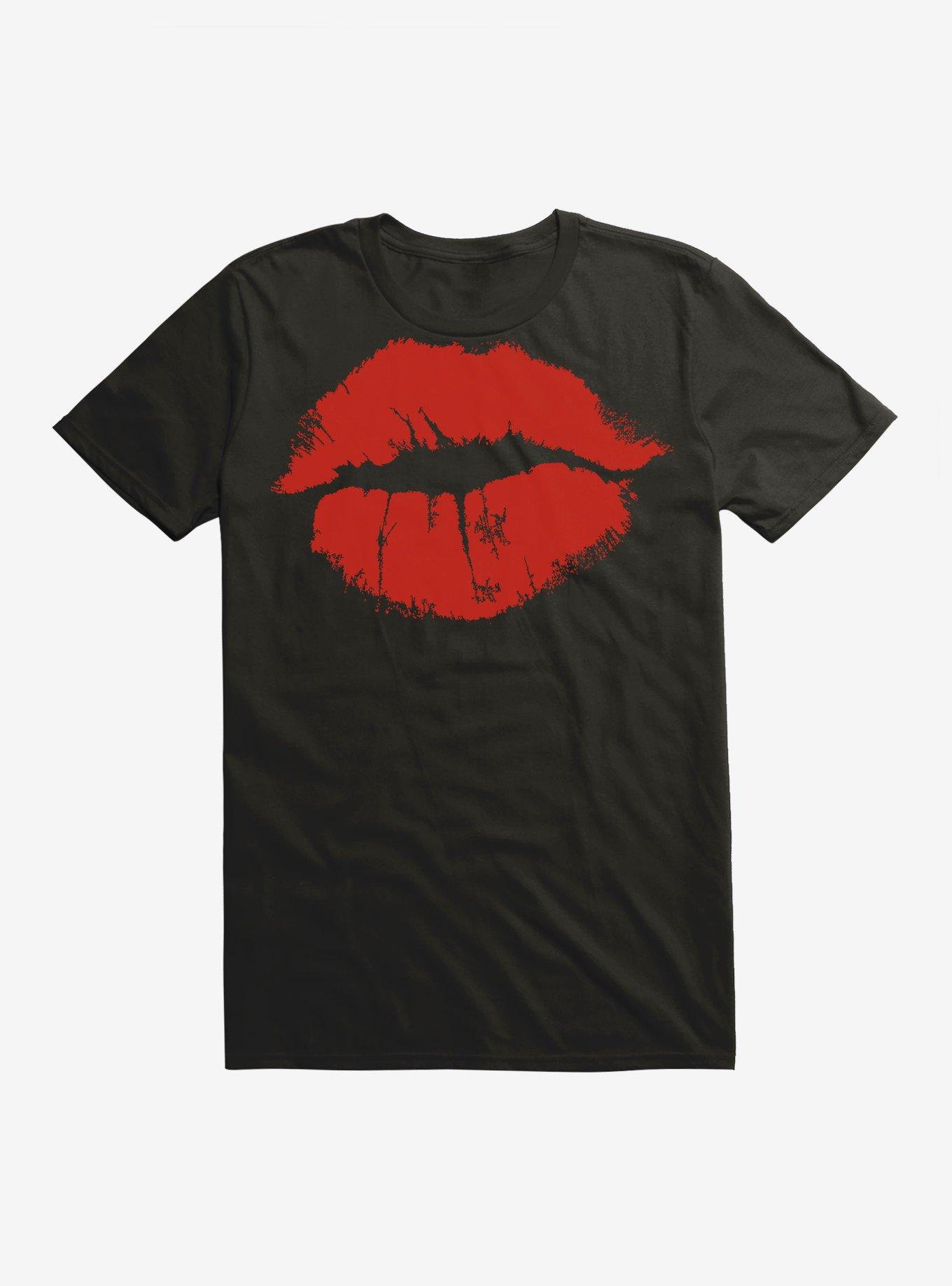 Red Lipstick Kiss T-Shirt, , hi-res