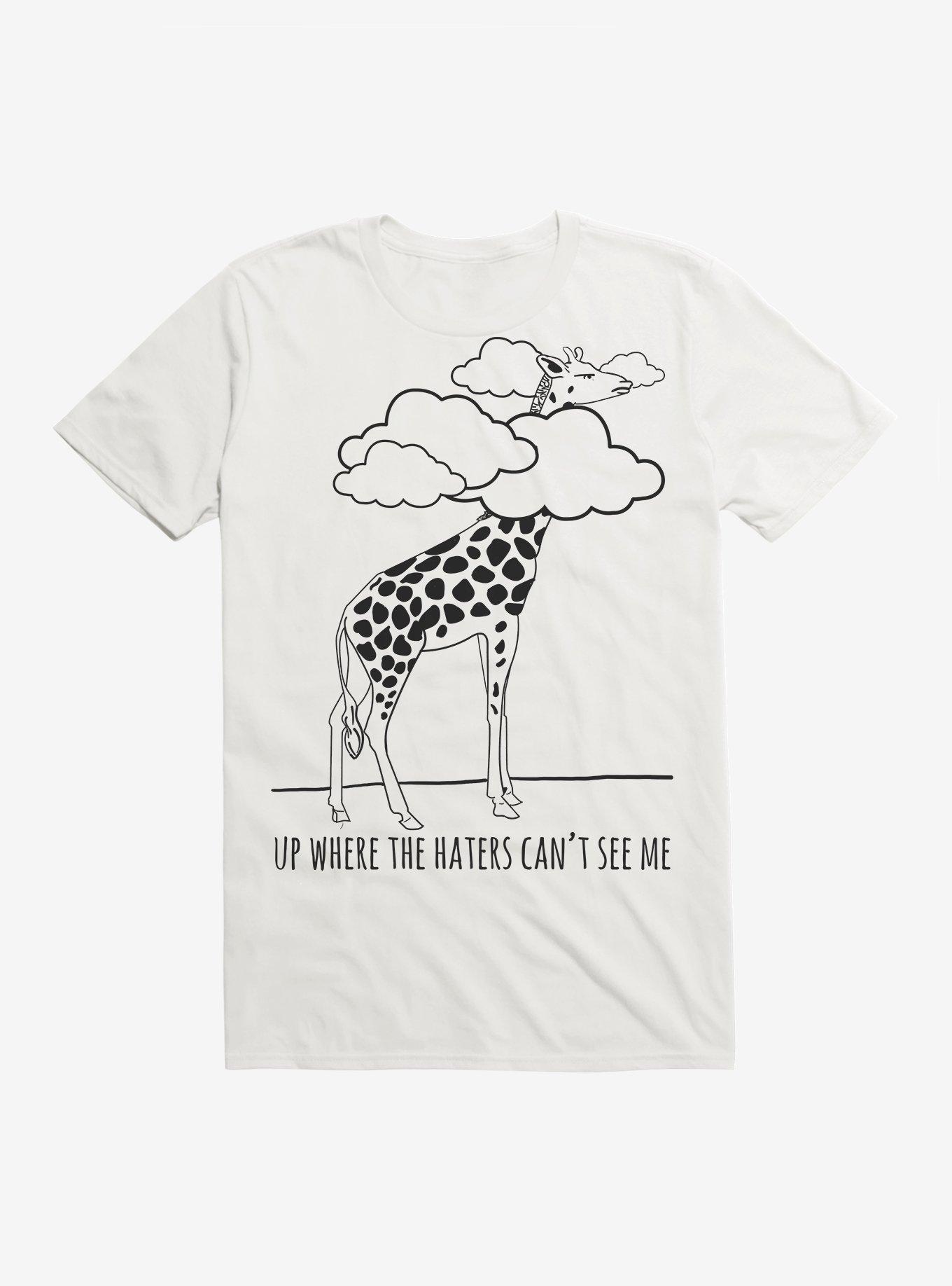 Haters Can't See Me Giraffe T-Shirt, , hi-res