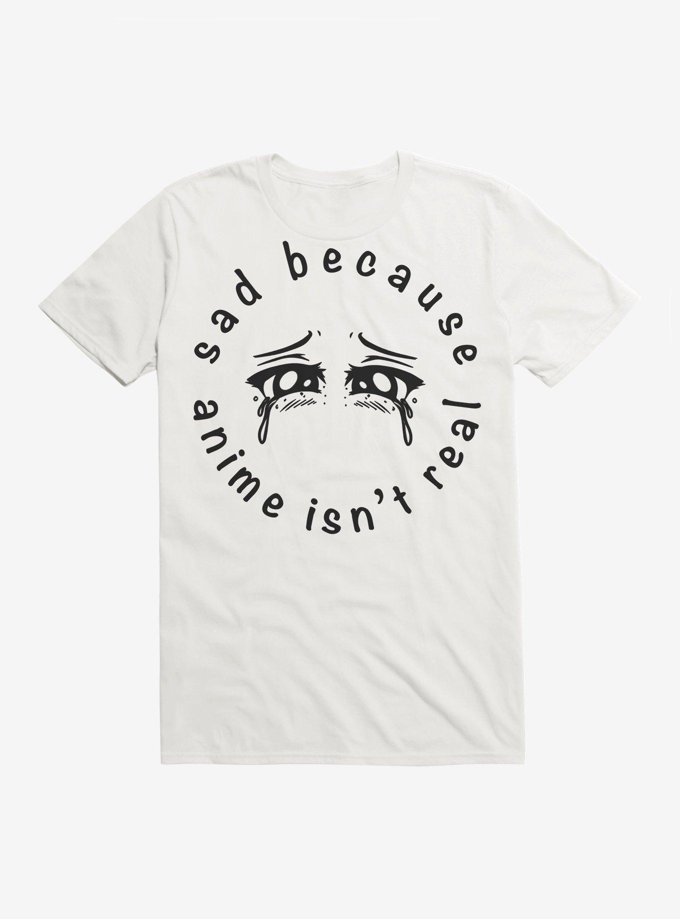 Anime Sad Eyes T-Shirt, , hi-res