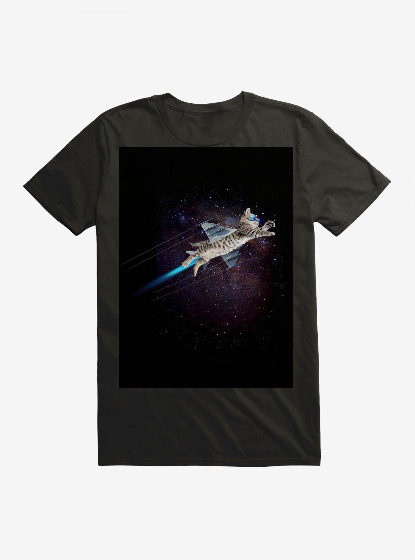 Jet Cat Goes Fast T-Shirt, , hi-res