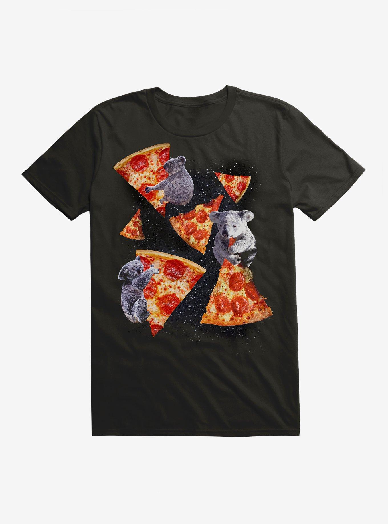 Space Koala Pizza T-Shirt, , hi-res