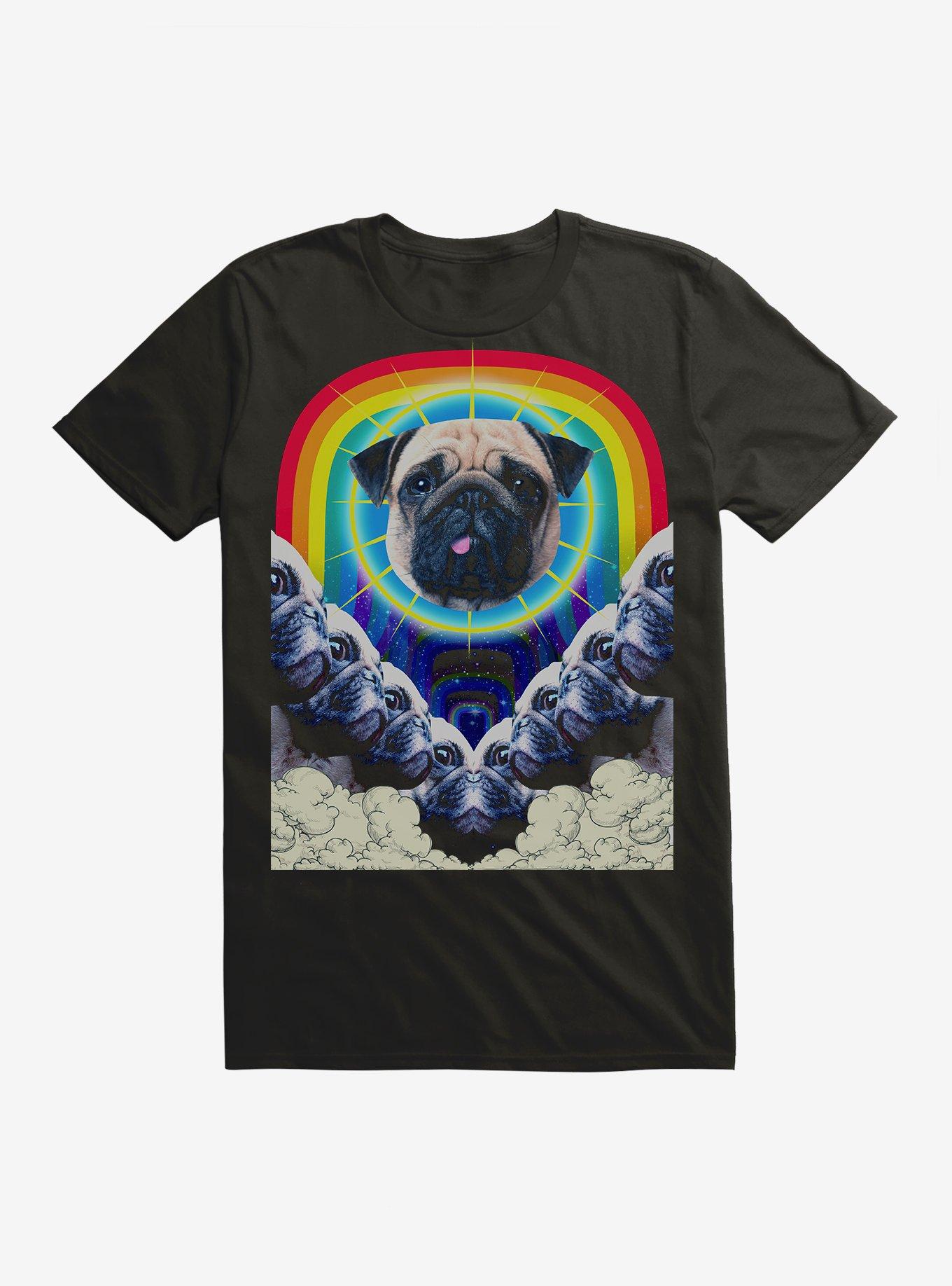 Rainbow Pug T-Shirt, , hi-res