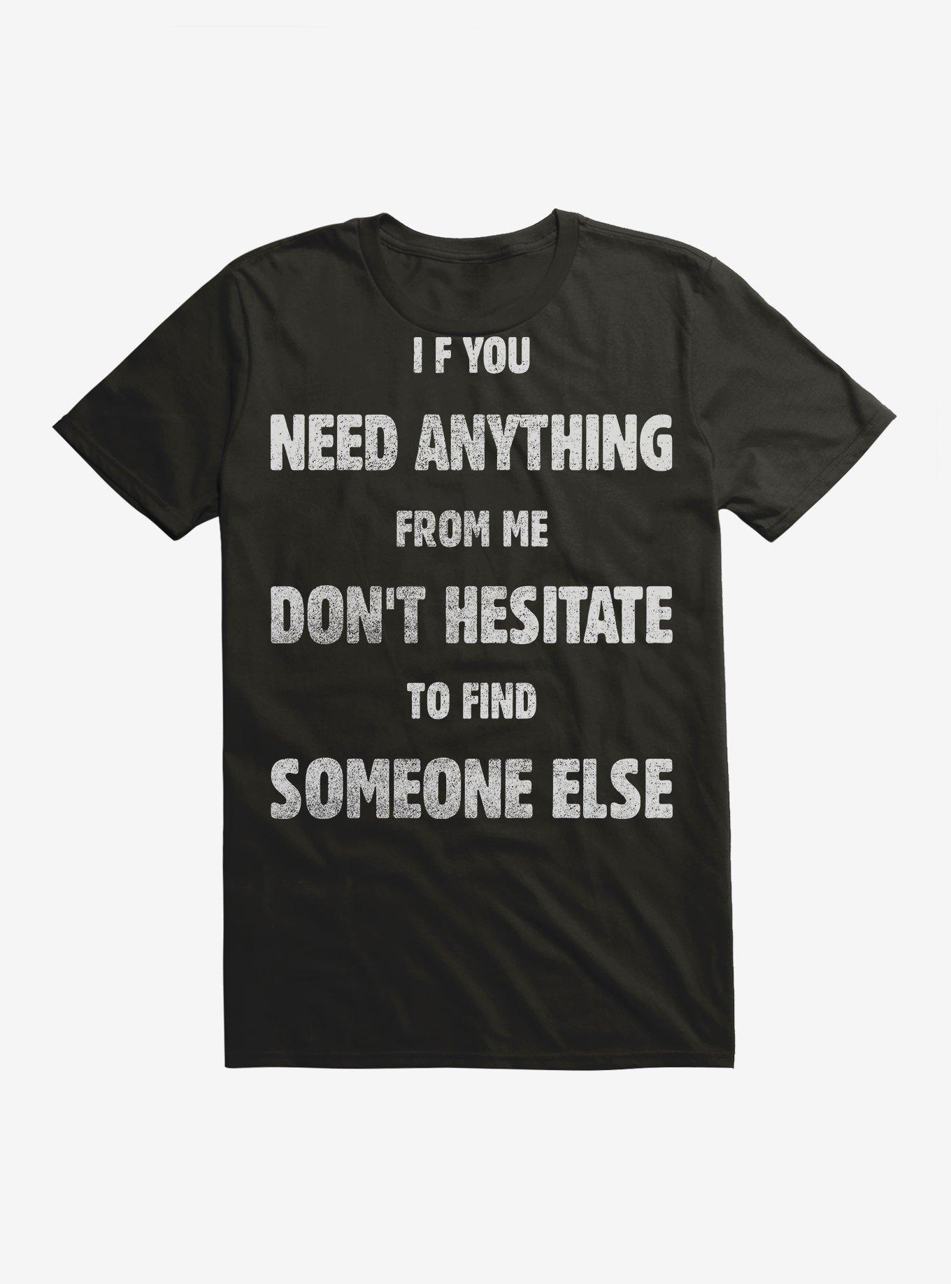 Find Someone Else T-Shirt, BLACK, hi-res