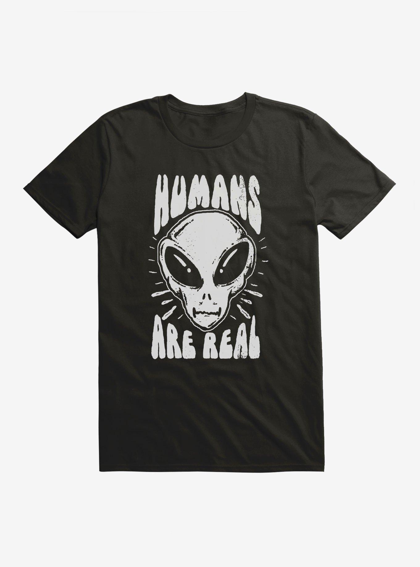 Humans Are Real T-Shirt - BLACK | Hot Topic