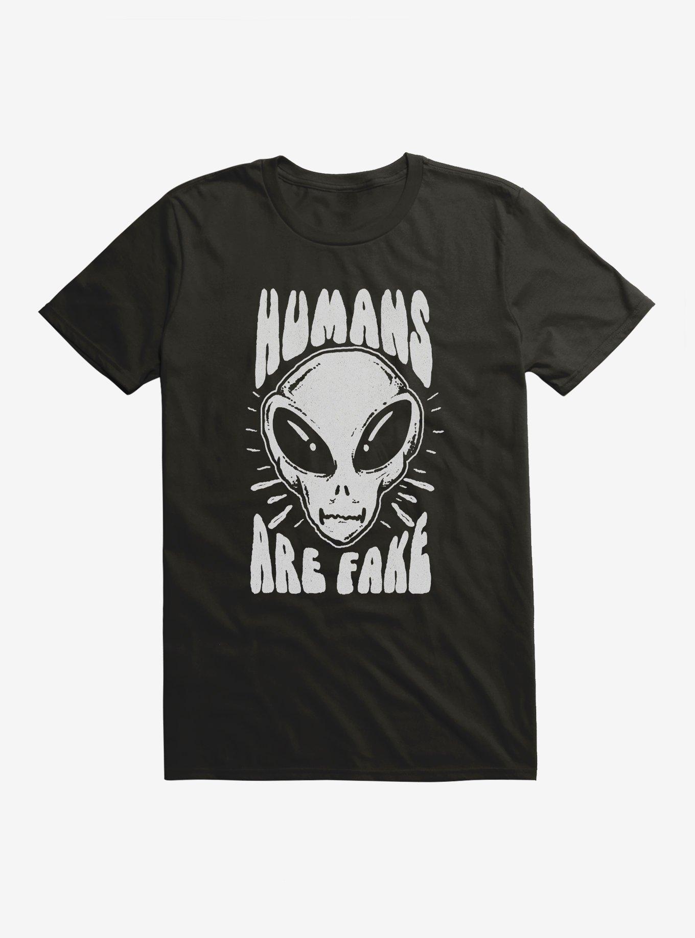 Humans Are Fake T-Shirt, , hi-res