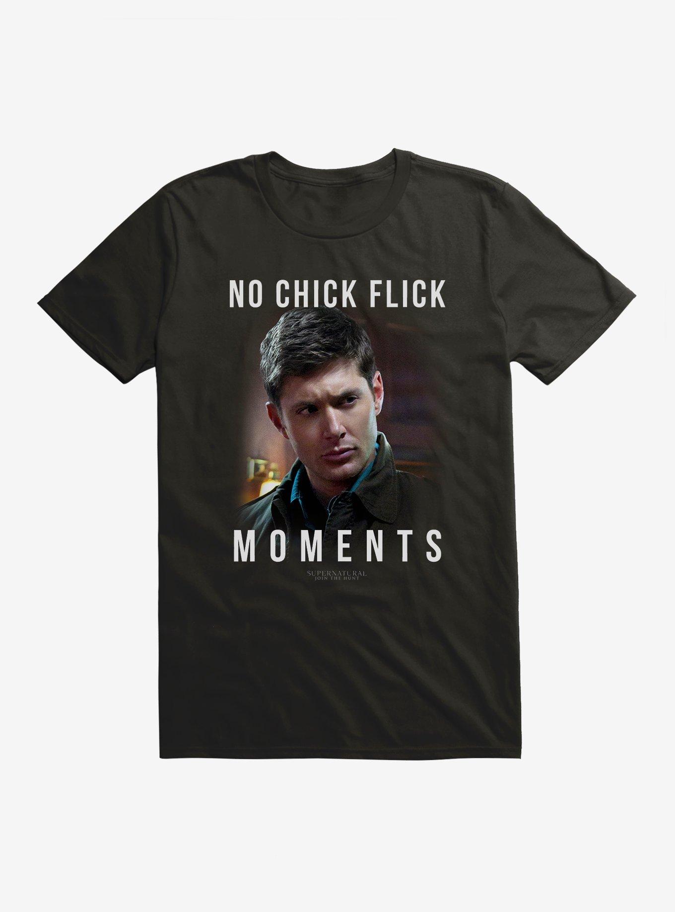 Supernatural No Chick Flick Moments T-Shirt
