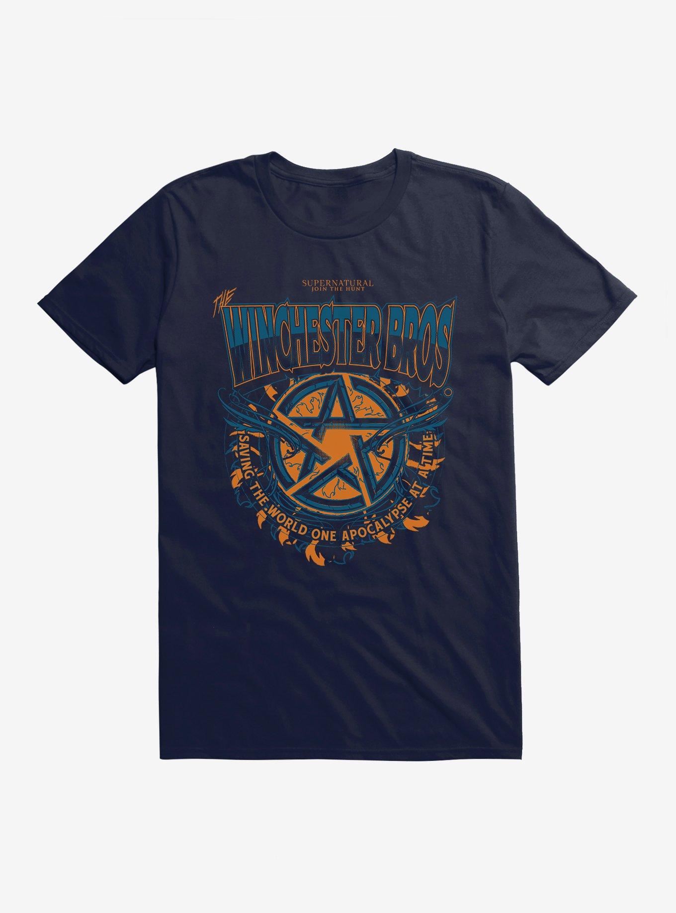 Supernatural Winchester Brothers Logo T-Shirt, , hi-res