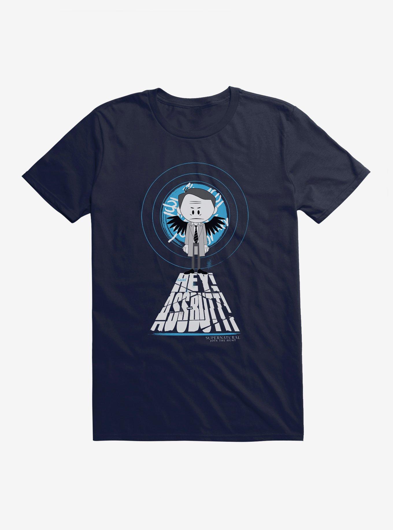 Supernatural Castiel Hey Assbutt T-Shirt, , hi-res