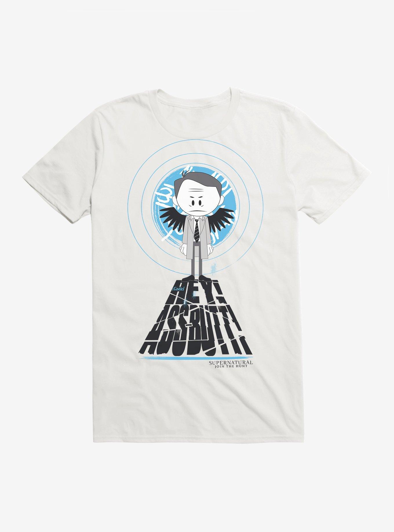 Supernatural Castiel Hey Assbutt T-Shirt, , hi-res