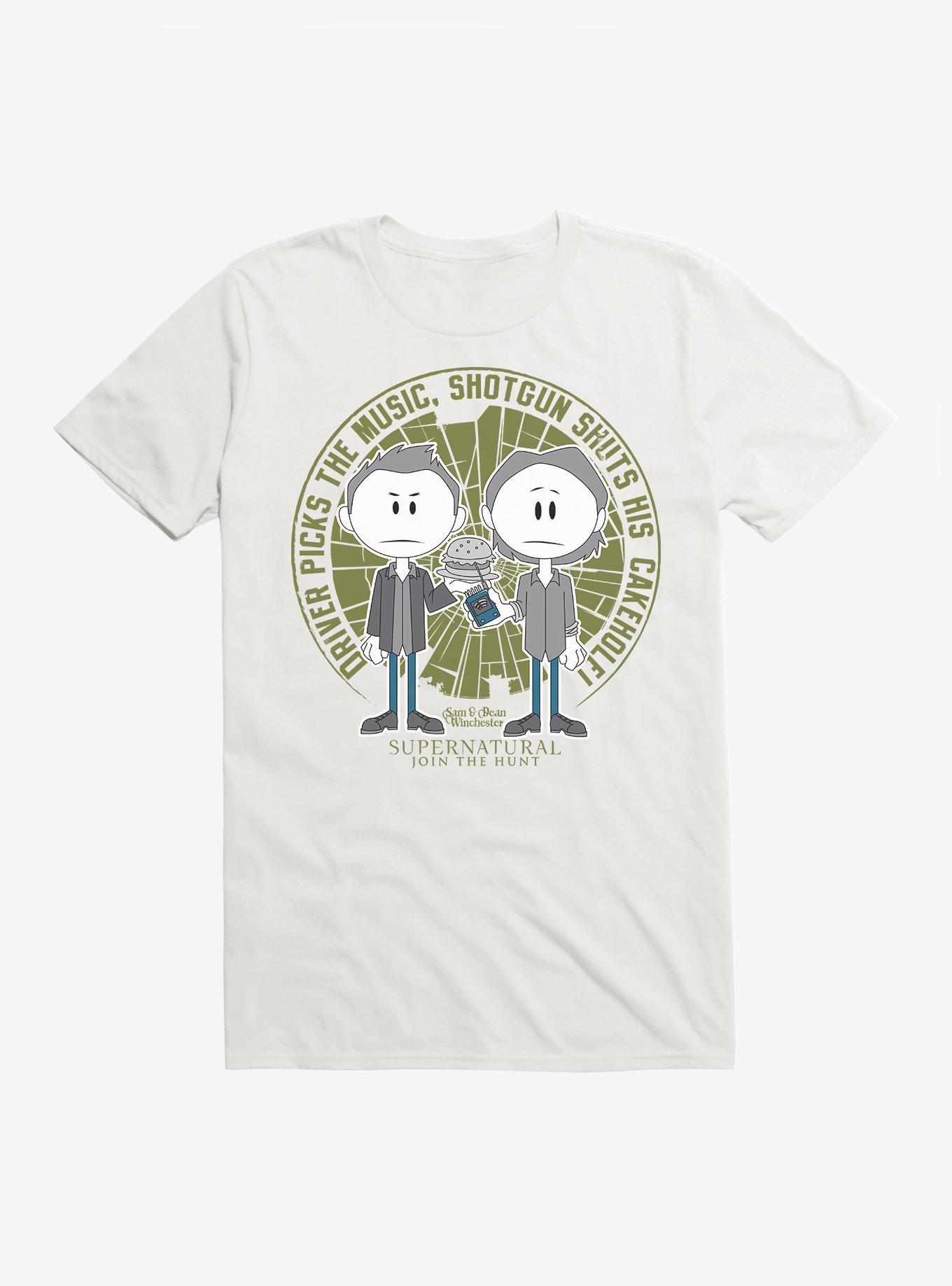 Supernatural Driver and Shotgun T-Shirt
