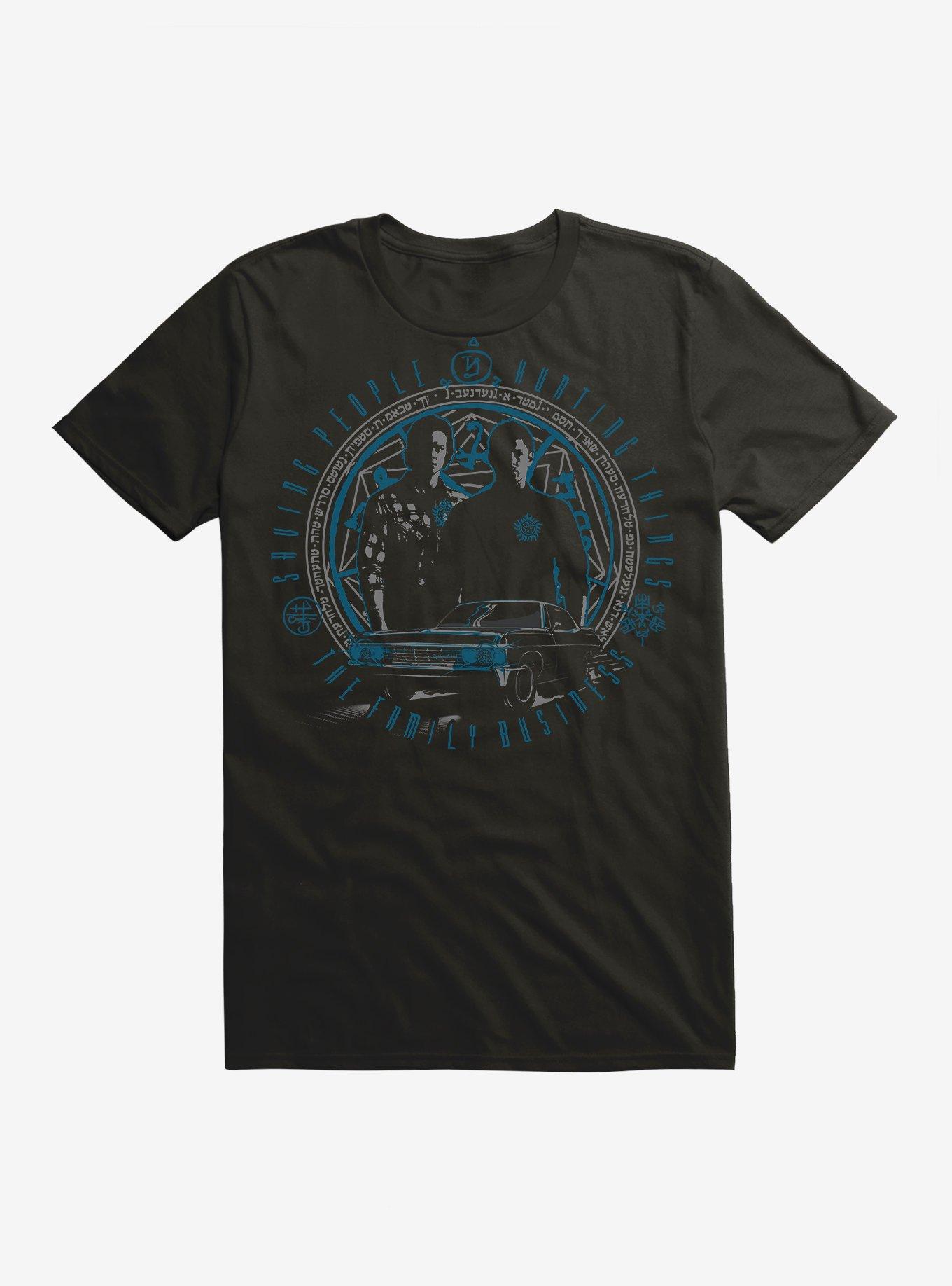 Supernatural Sam and Dean Family T-Shirt, BLACK, hi-res