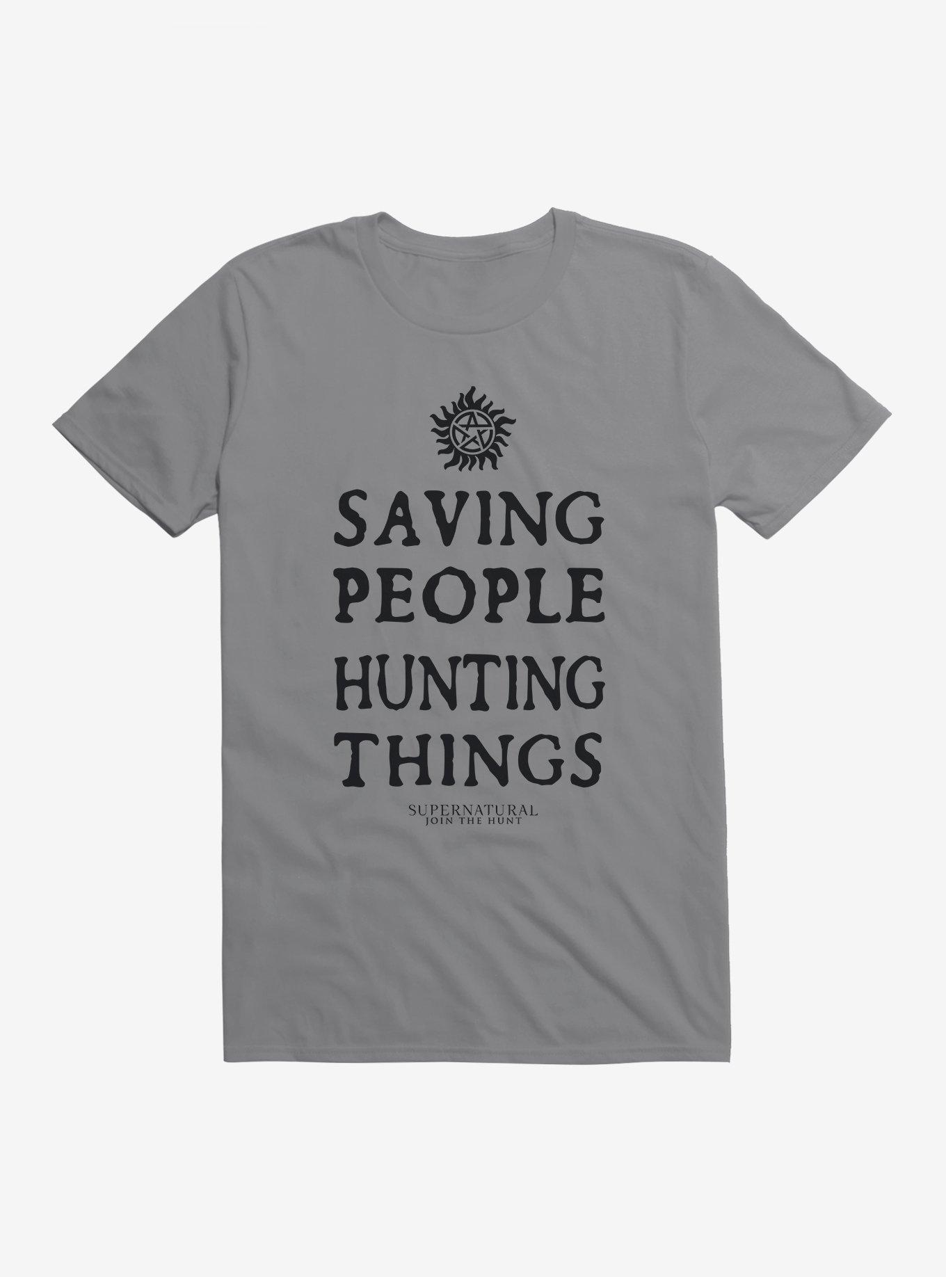 Supernatural Saving People Hunting Things T-Shirt, , hi-res