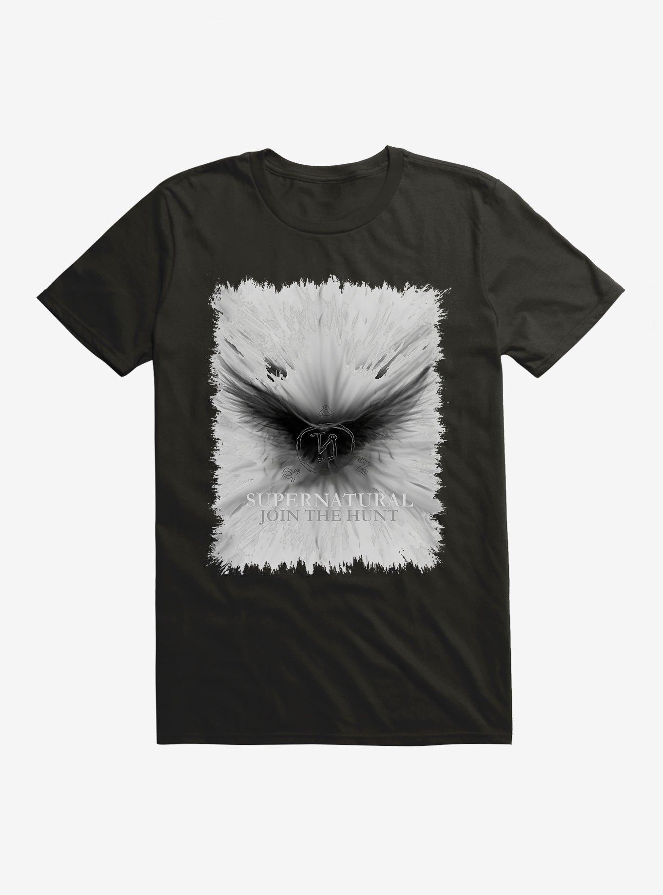 Supernatural Winged Angel Seal T-Shirt, BLACK, hi-res