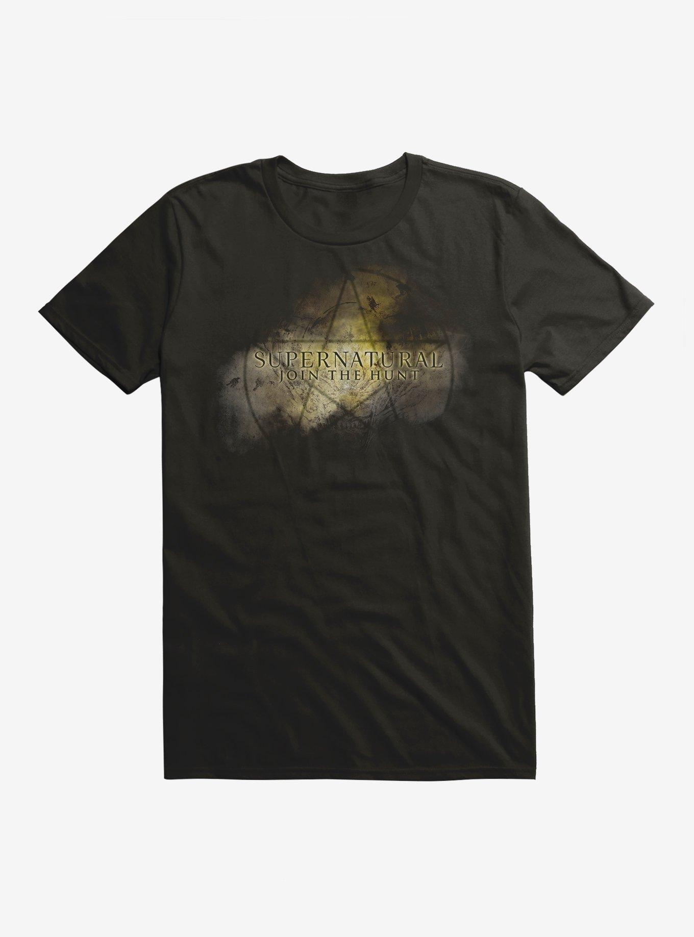Supernatural The Hunt Star T-Shirt, BLACK, hi-res