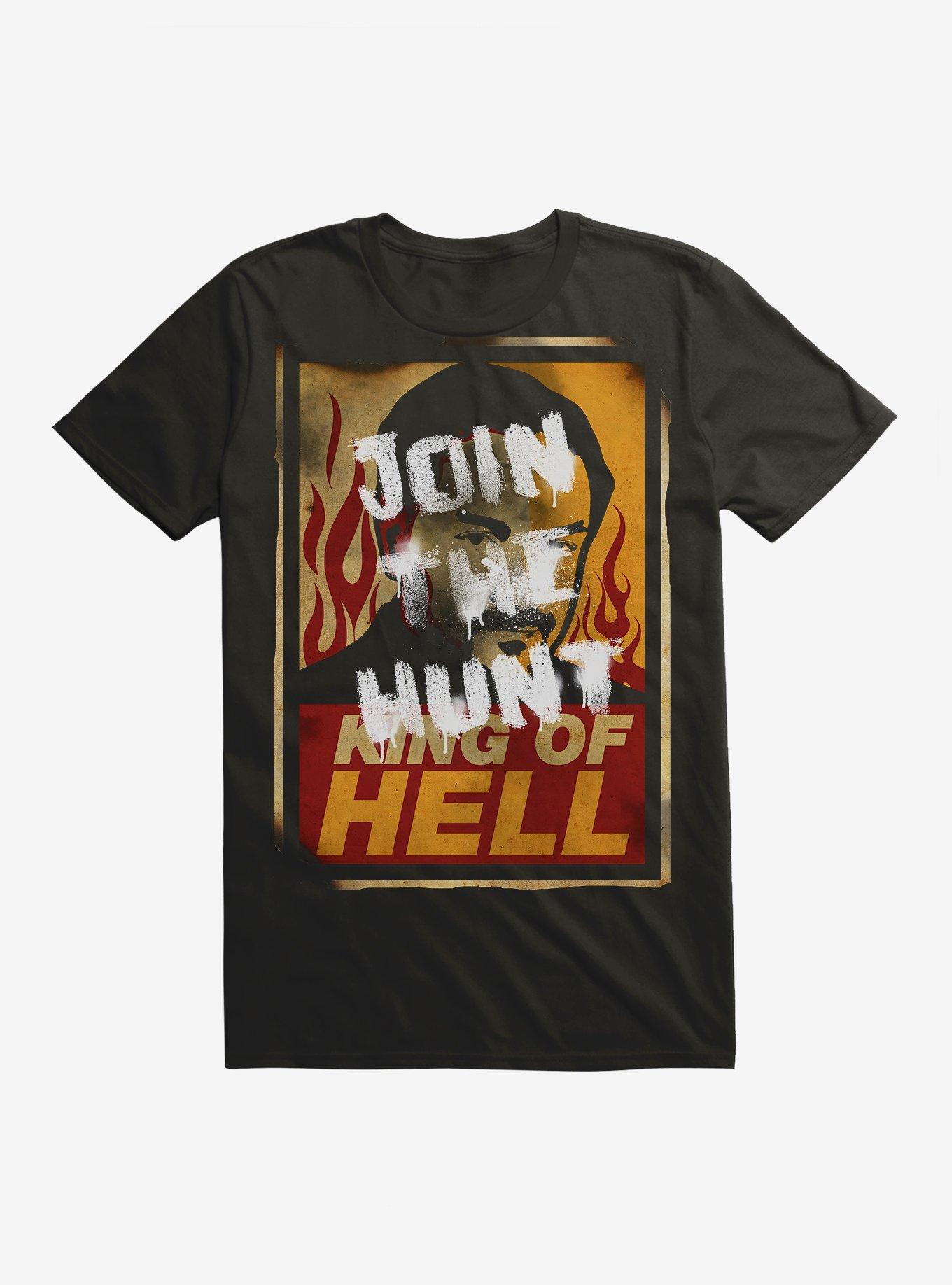 Supernatural Crowley Join The Hunt T-Shirt, BLACK, hi-res