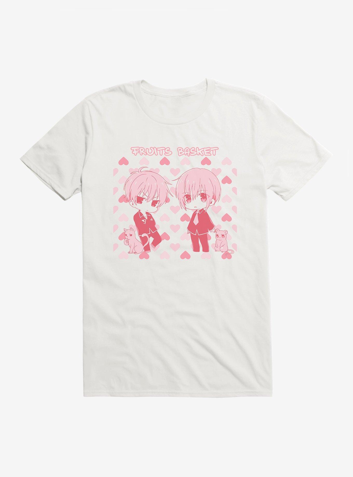 Fruits Basket Chibi Kyo And Yuki T-Shirt, WHITE, hi-res