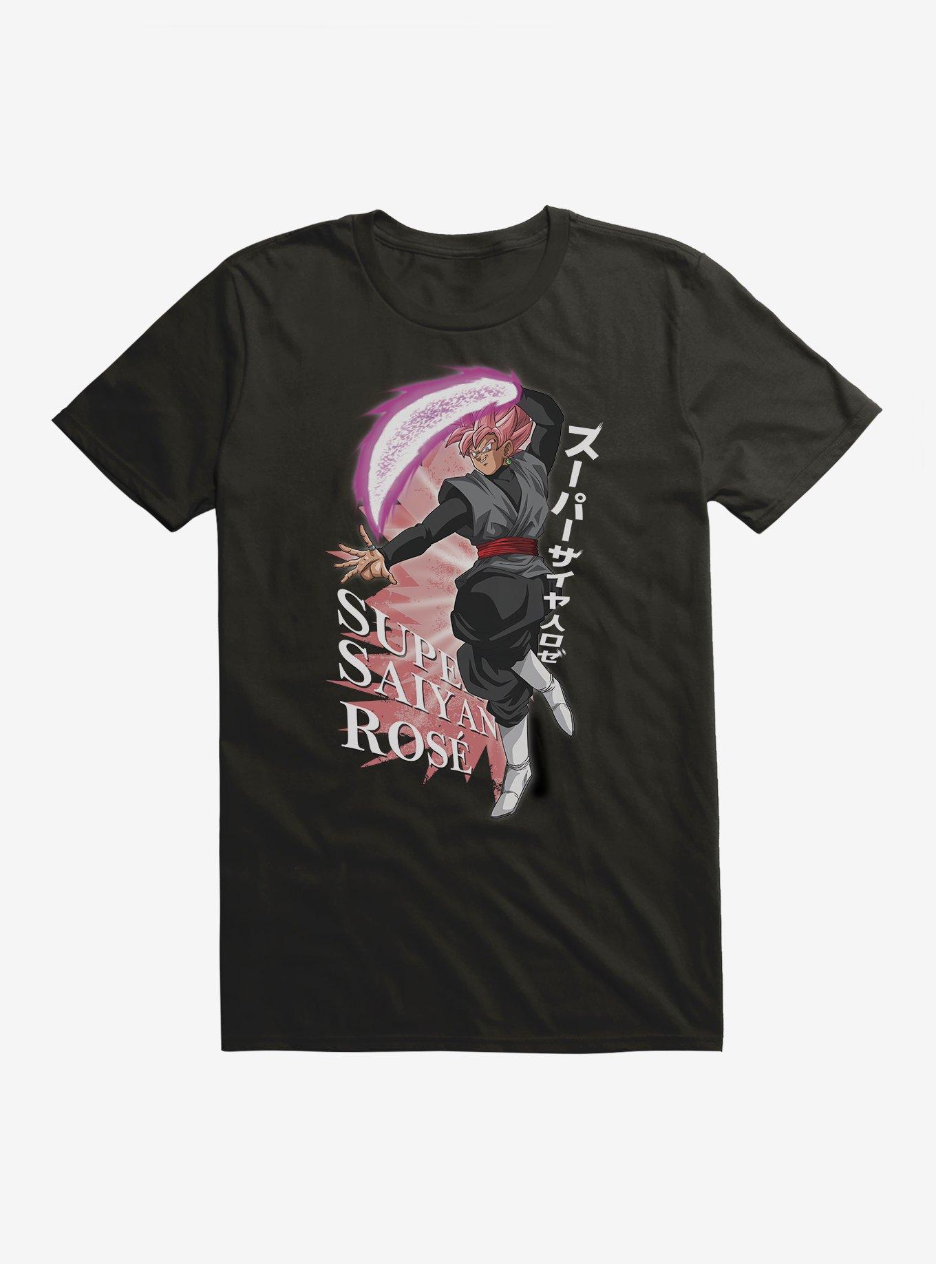 Dragon Ball Super Super Saiyan Rose Scythe T-Shirt, BLACK, hi-res