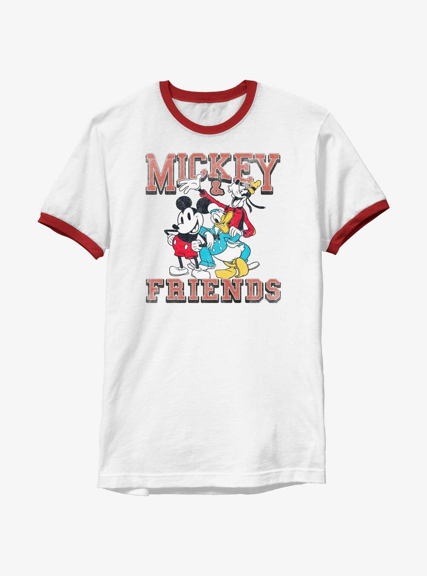 Disney Mickey Mouse & Friends Trio Ringer T-Shirt, , hi-res